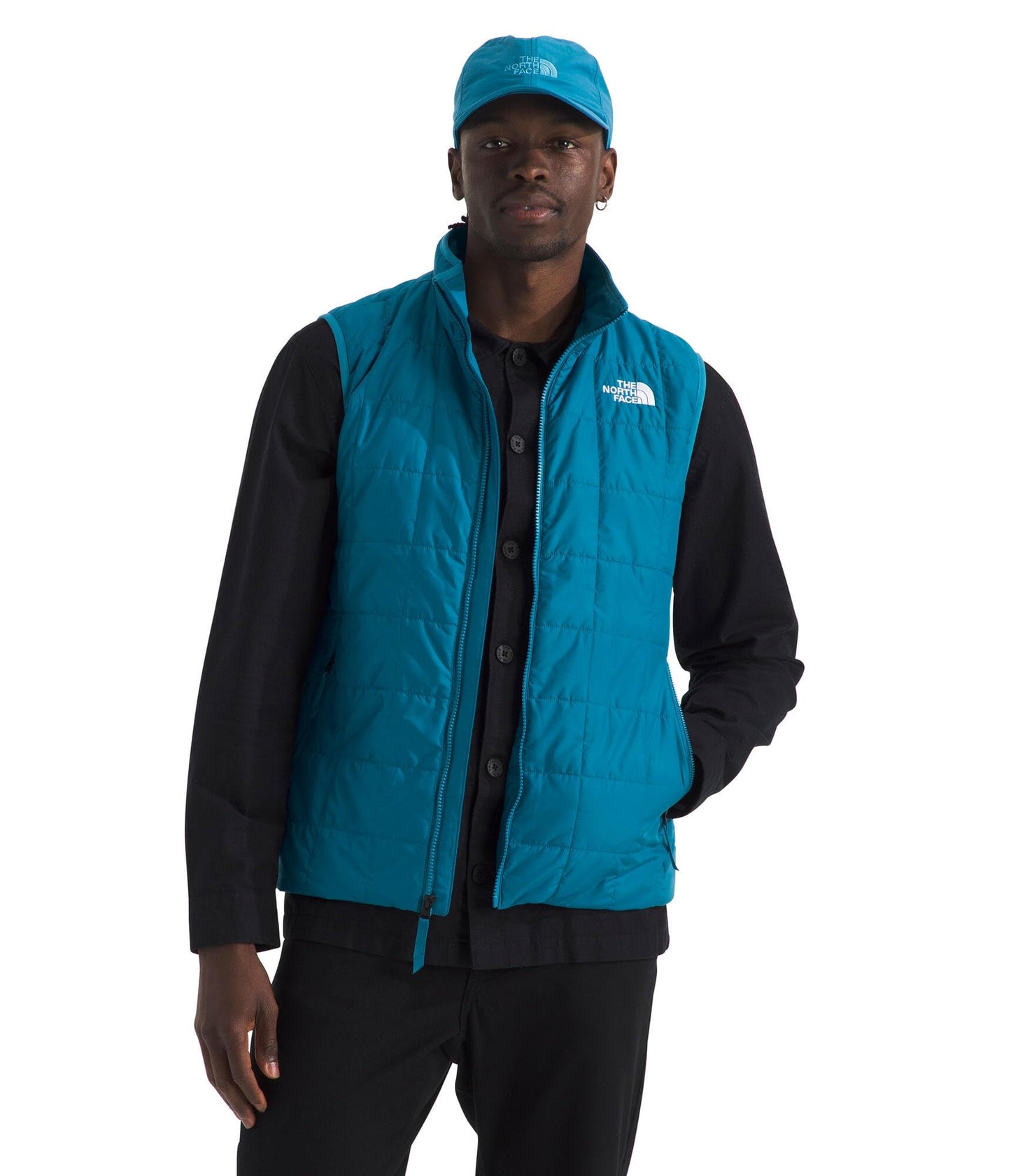 THE NORTH FACE Men's Junction Insulated Vest | Water Resistant With Heatseeker Insulation, Stretch Bindings & Zip Pockets
