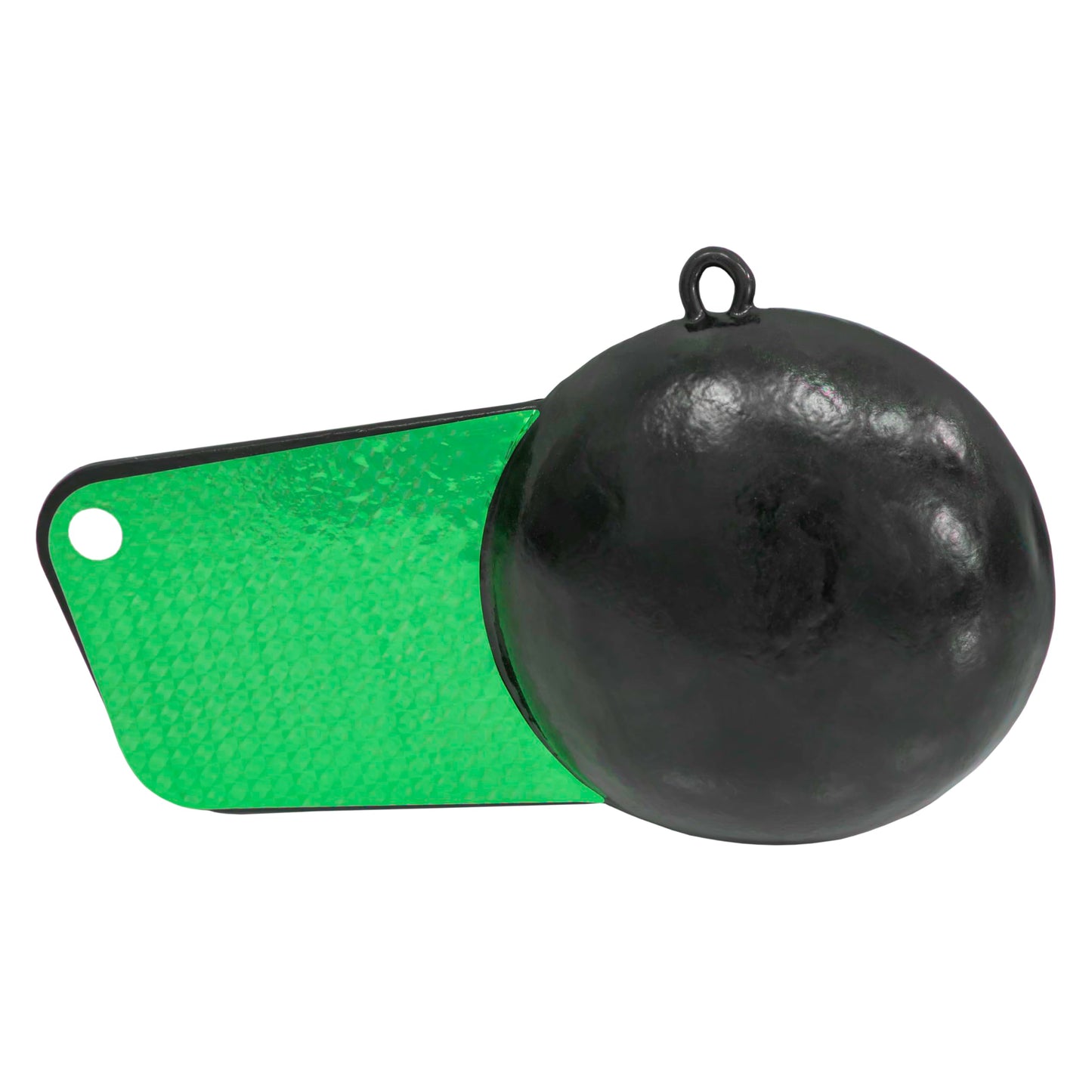 Extreme Max 3006.6747 Pancake Downrigger Weight with Protective Coating - 8 lbs.,Black