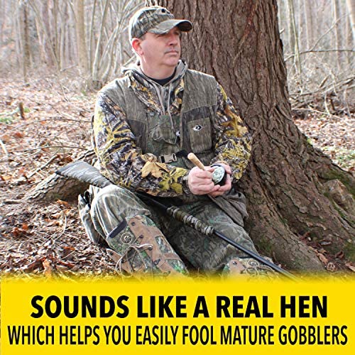 Turkey Pot Calls – Turkey Glass Calls & Slate Calls with Strikers – Realistic Turkey Calls for Hunting and Lures