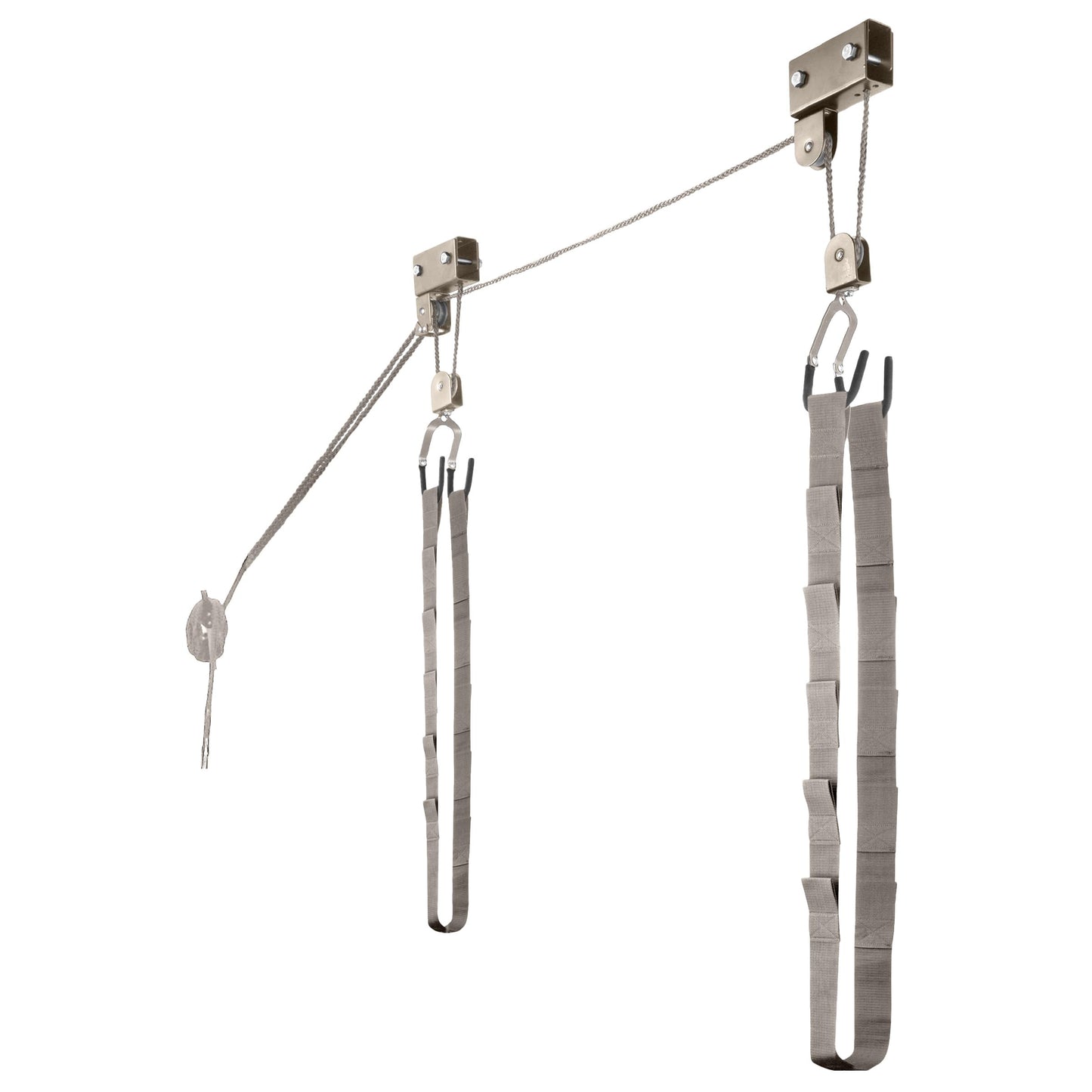 Kayak Storage Hoist - Overhead Pulley System with 125lb Capacity for Canoes, Bikes, Ladders, and More - for up to 12-Foot Ceilings