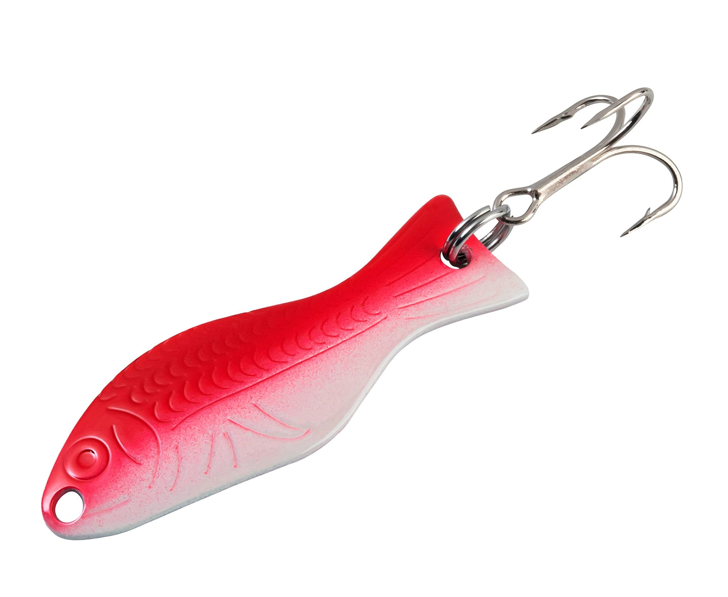 AL's Goldfish Lure Company, Rust Free Goldfish Freshwater Fishing Spoon, Treble Hook, Trout, Salmon, Bass, Walleye, Crappie, Panfish, and Pike. Sizes 3/16 oz., 1/4 oz. or 1/2 oz