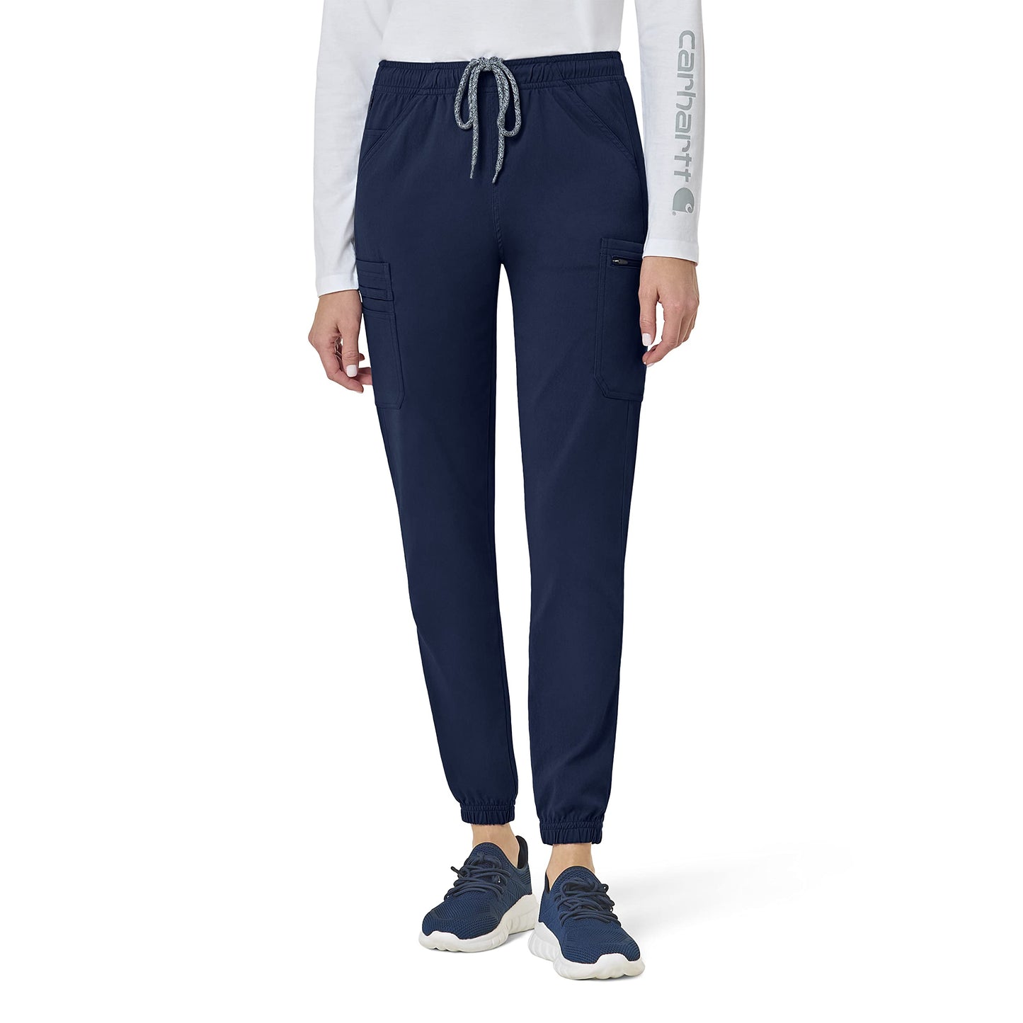 Carhartt Scrubs C52137 Women's Rugged Flex® Modern Fit Cargo Jogger Pan - X-Large - Navy