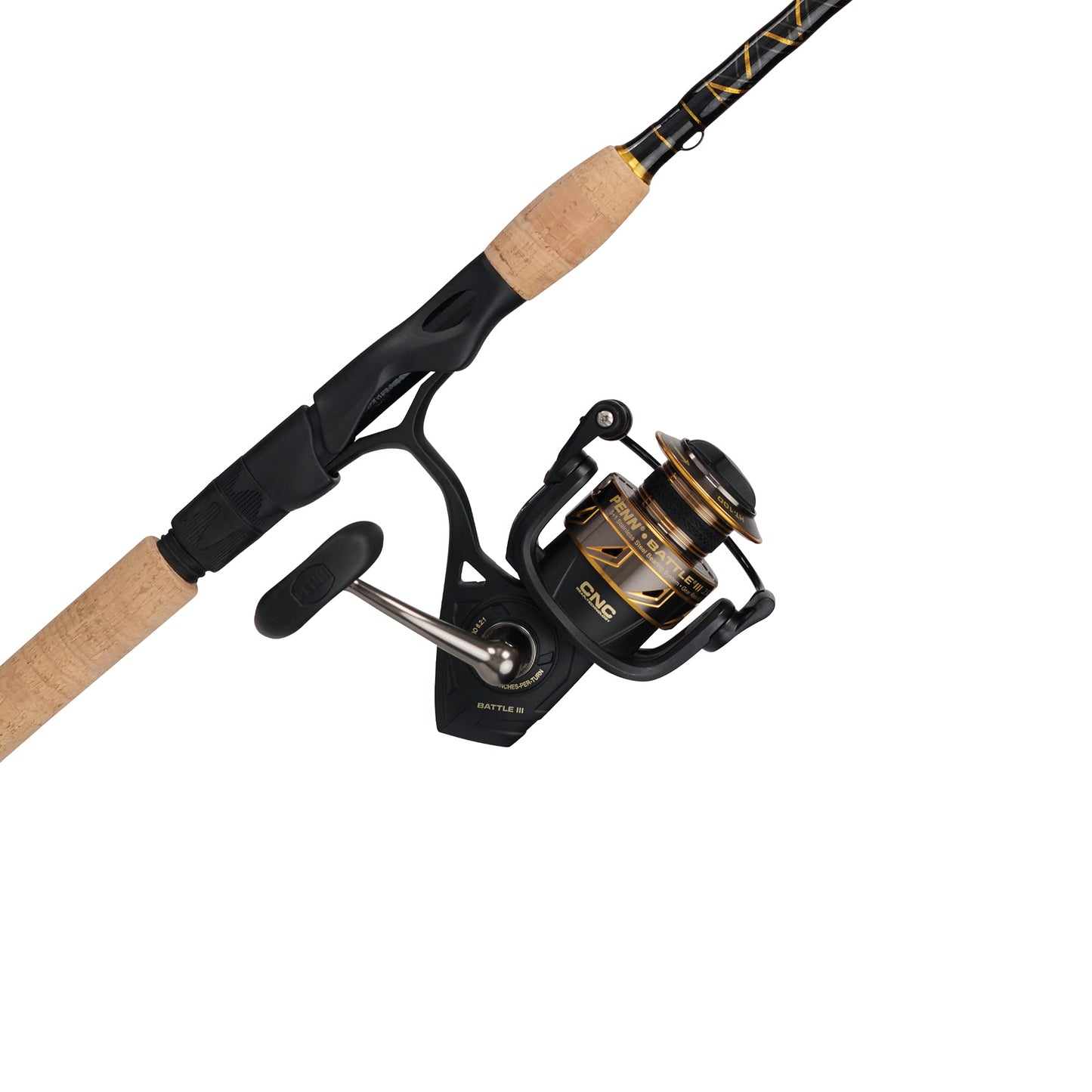 PENN Battle IV Spinning Reel and Fishing Rod Combo