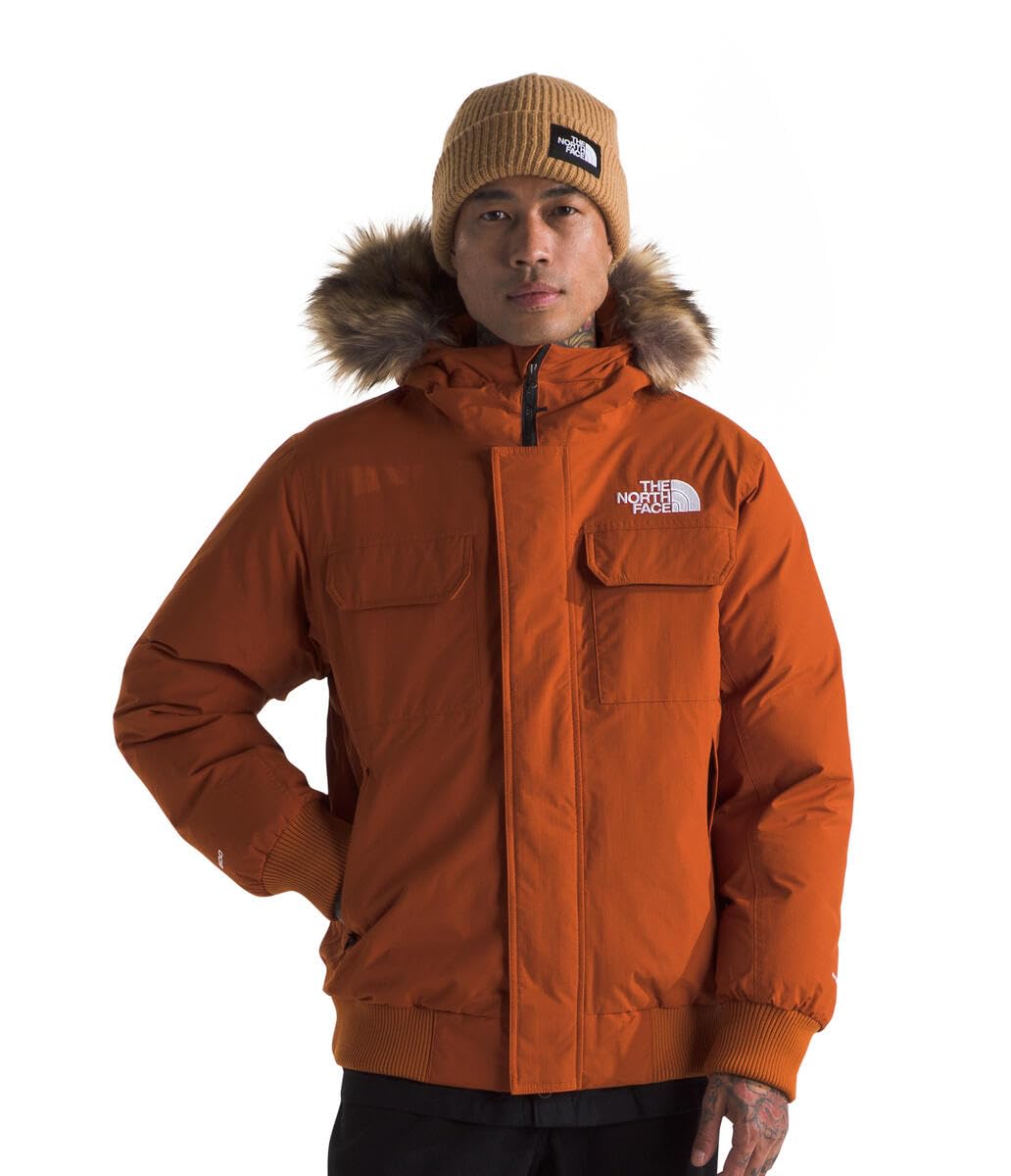 THE NORTH FACE Men's McMurdo Bomber Jacket | Waterproof, Waterfowl Down Insulation, Hooded Jacket