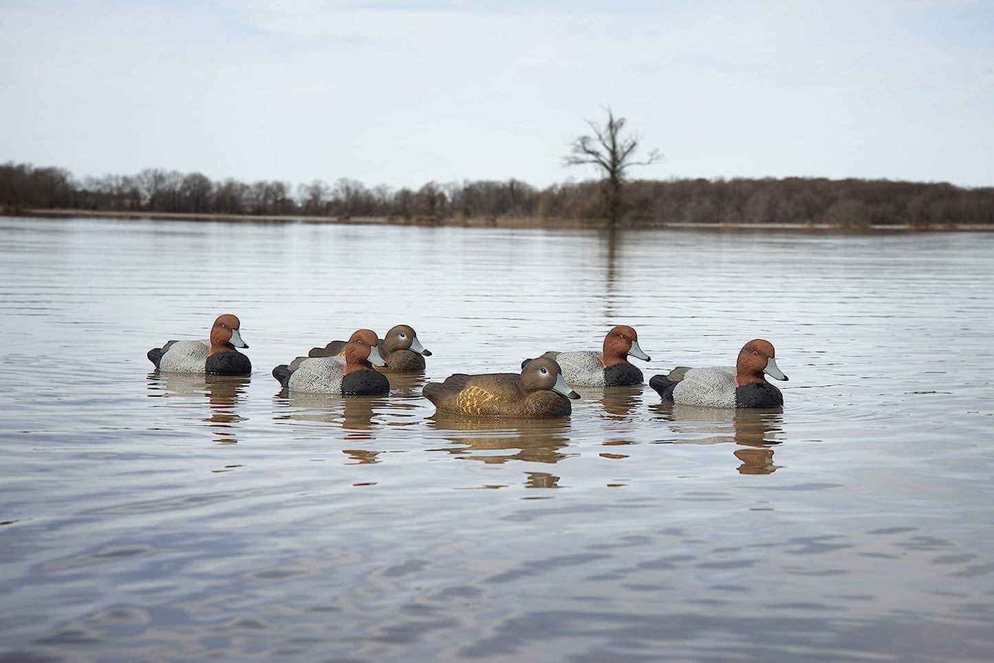 Higdon Outdoors | Standard Red Head Duck Decoys, Foam-Filled