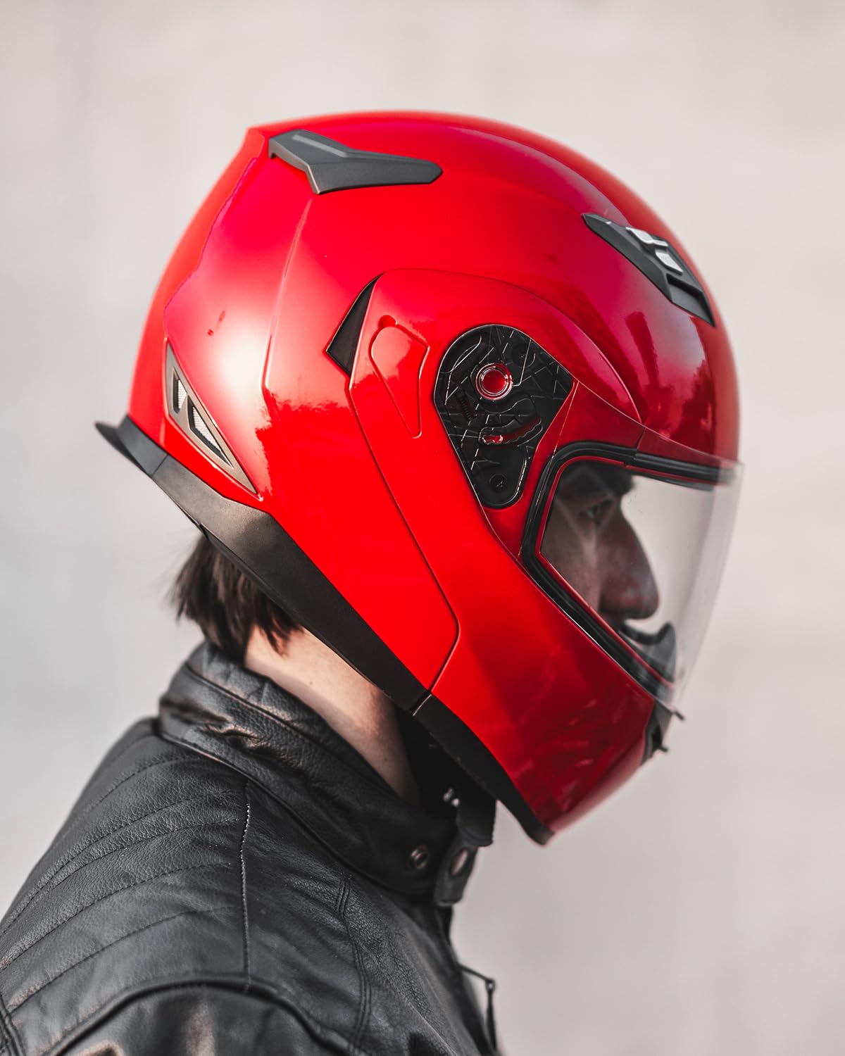 ILM Bluetooth Integrated Modular Flip up Full Face Motorcycle Helmet Sun Shield Mp3 Intercom Model 953/953 PRO