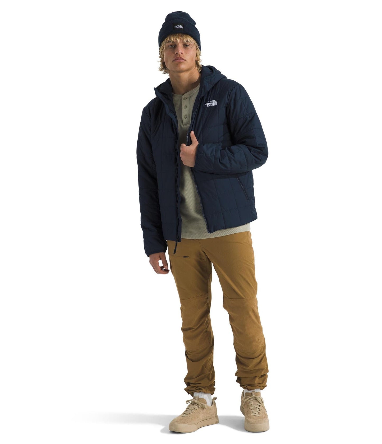 THE NORTH FACE Men's Junction Insulated Hoodie | Water Resistant With Heatseeker Insulation, 3-piece Hood & Zip Pockets
