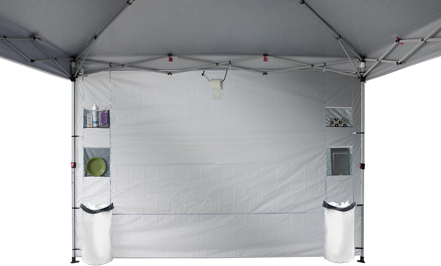 CROWN SHADES Canopy Tent 10x10 Pop Up Canopy Outdoor Shade with Pockets Sidewall, Easy Up Sun Shelter with One Person Set Up Center Lock, Portable Instant Camping Beach Canopy Tents, Forest Green