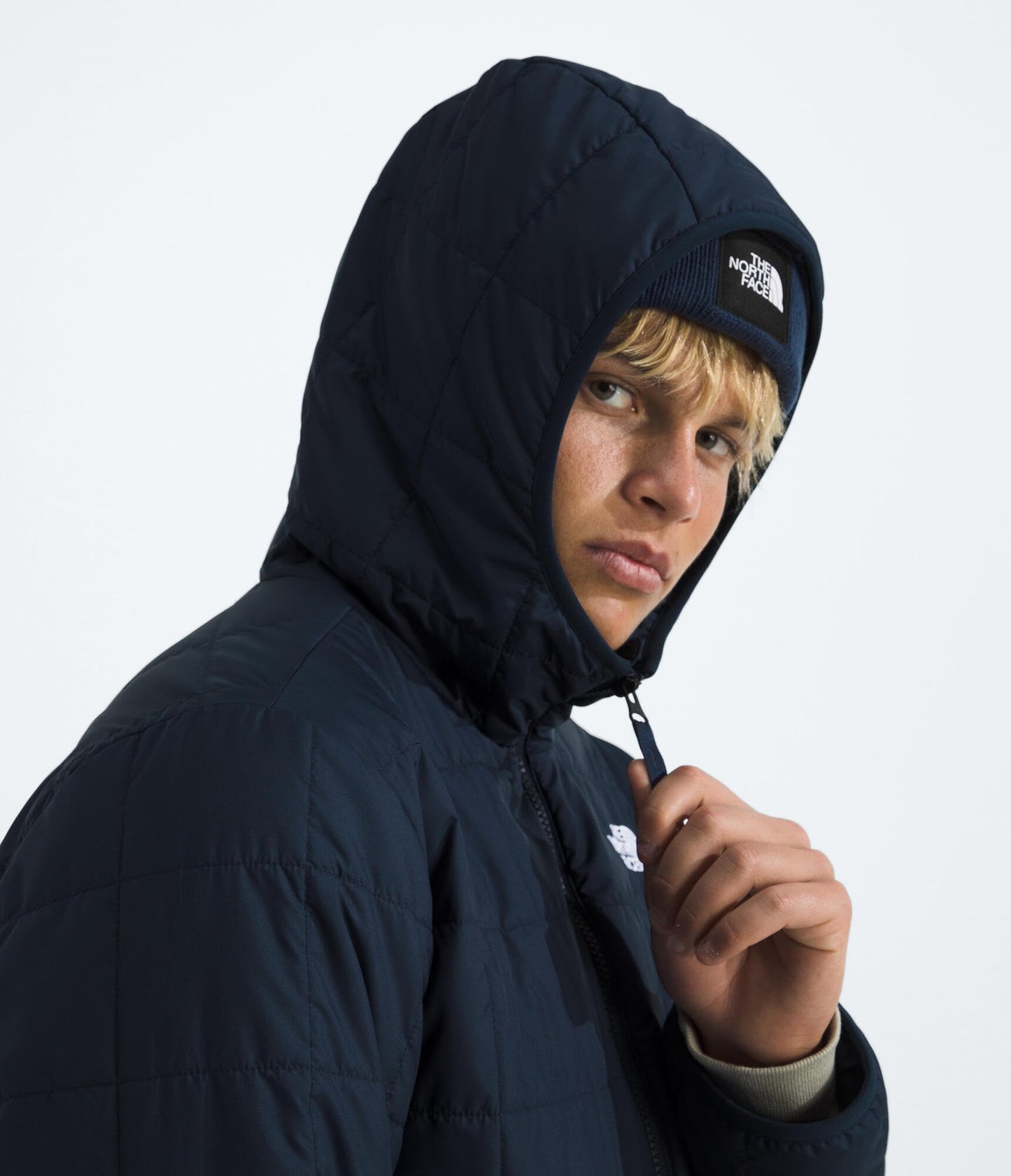 THE NORTH FACE Men's Junction Insulated Hoodie | Water Resistant With Heatseeker Insulation, 3-piece Hood & Zip Pockets