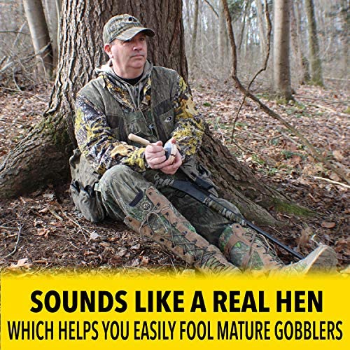 Turkey Pot Calls – Turkey Glass Calls & Slate Calls with Strikers – Realistic Turkey Calls for Hunting and Lures