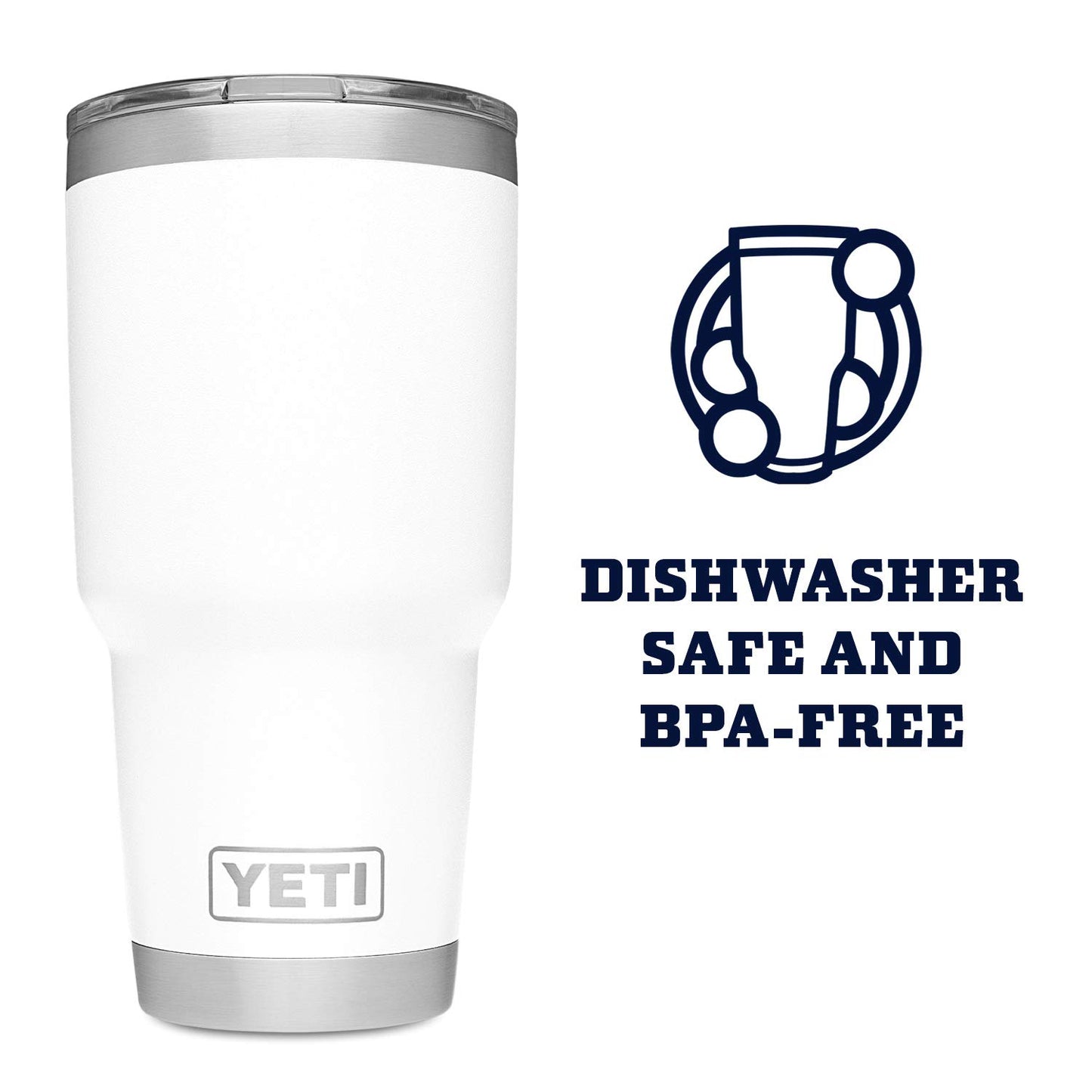 YETI Rambler 30 oz Stainless Steel Vacuum Insulated Tumbler w/MagSlider Lid, Seafoam