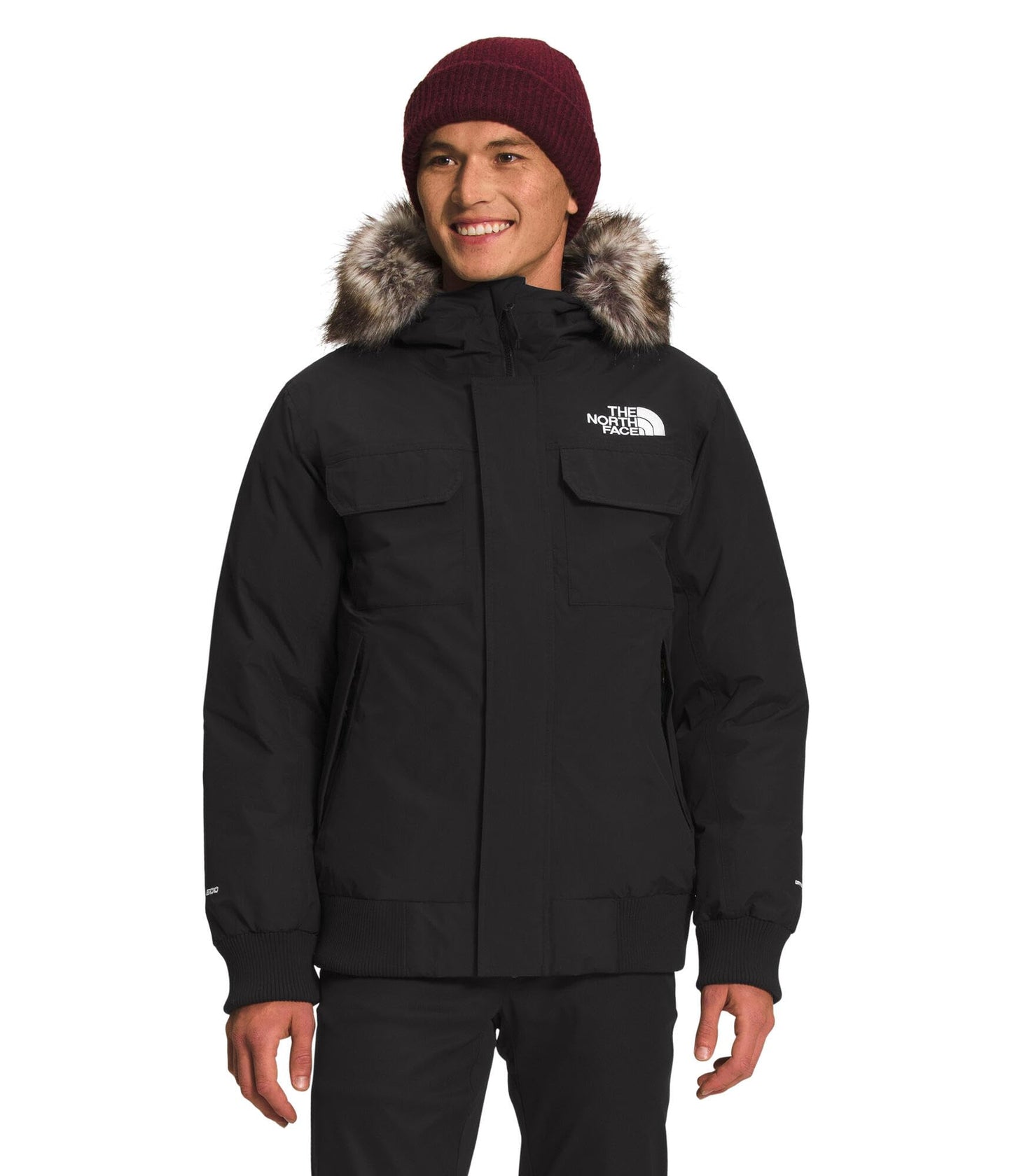 THE NORTH FACE Men's McMurdo Bomber Jacket | Waterproof, Waterfowl Down Insulation, Hooded Jacket