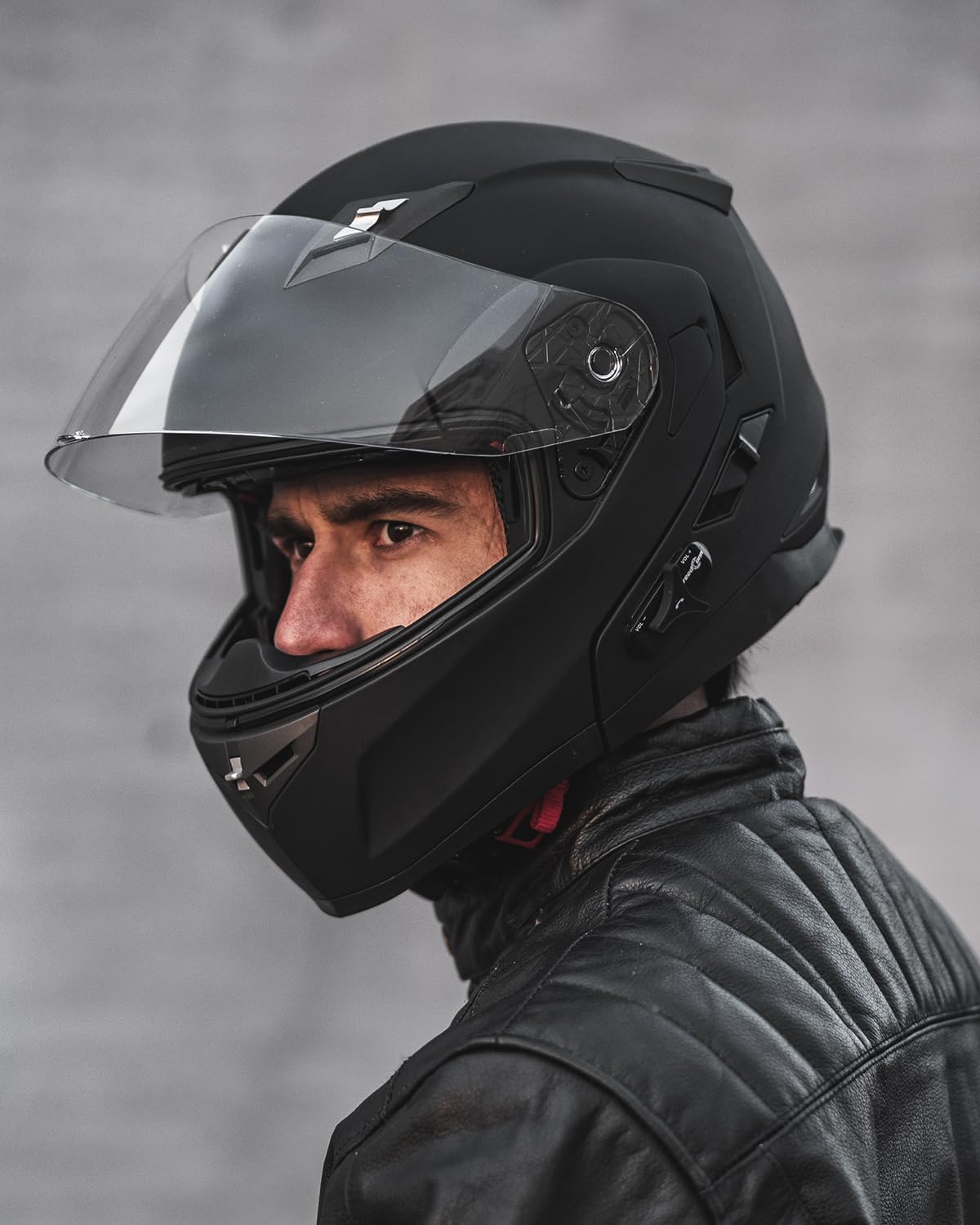 ILM Bluetooth Integrated Modular Flip up Full Face Motorcycle Helmet Sun Shield Mp3 Intercom Model 953/953 PRO