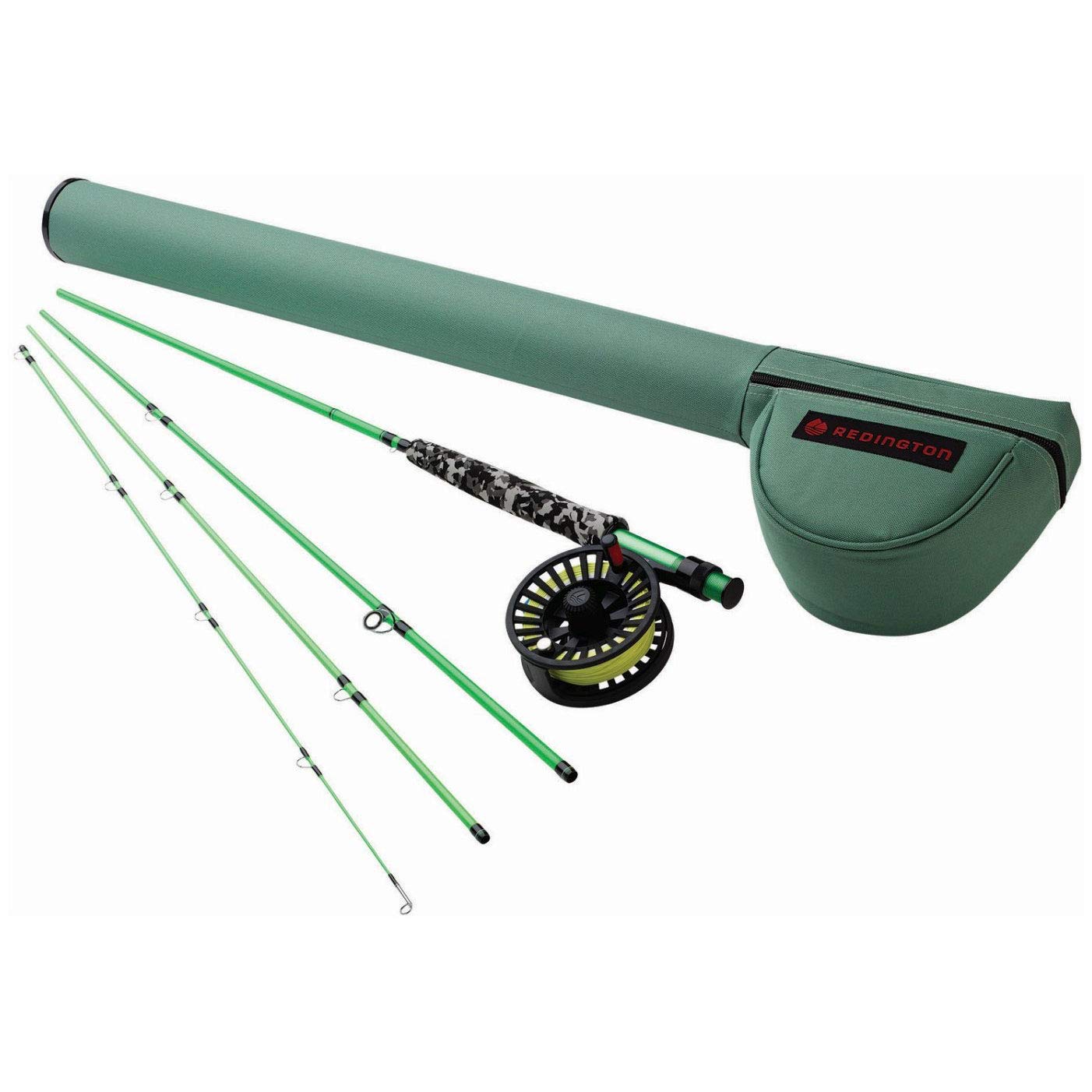 Redington Minnow Fly Fishing Rod for Young Anglers, Neon Green