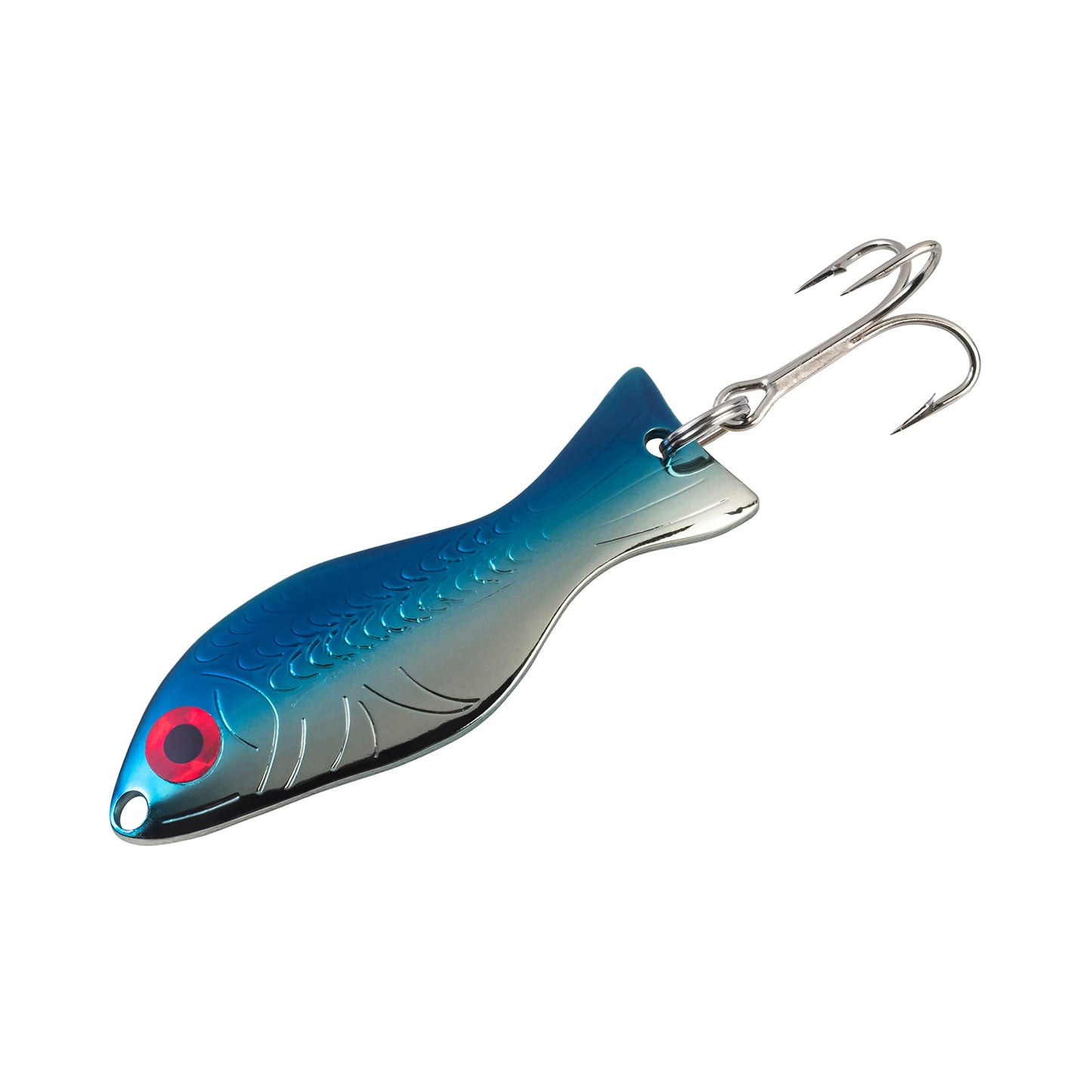 AL's Goldfish Lure Company, Rust Free Goldfish Freshwater Fishing Spoon, Treble Hook, Trout, Salmon, Bass, Walleye, Crappie, Panfish, and Pike. Sizes 3/16 oz., 1/4 oz. or 1/2 oz