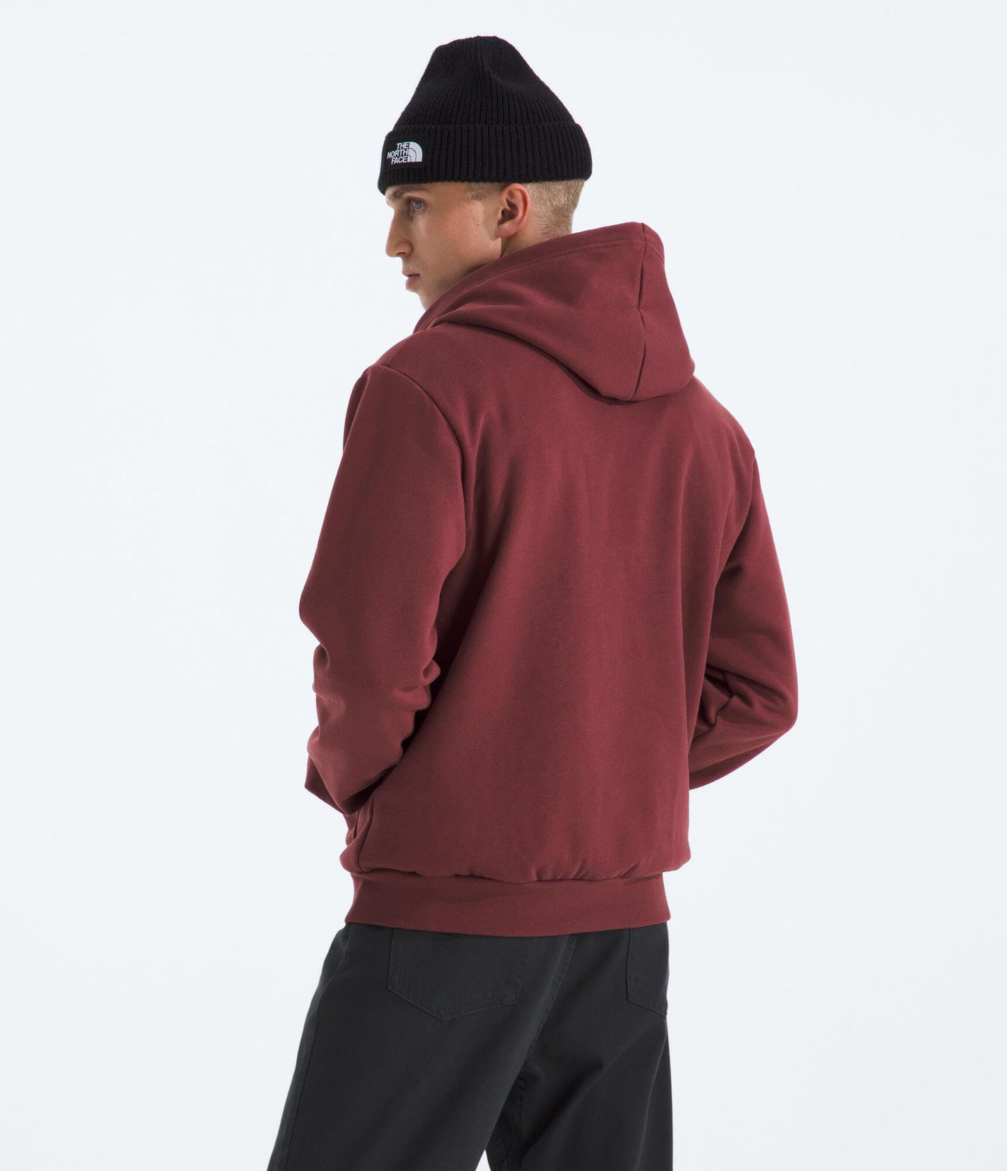 THE NORTH FACE Men's Evolution Simple Dome Full Zip Hoodie | 2 Piece Hood With Adjustable Drawcord, Classic Logo