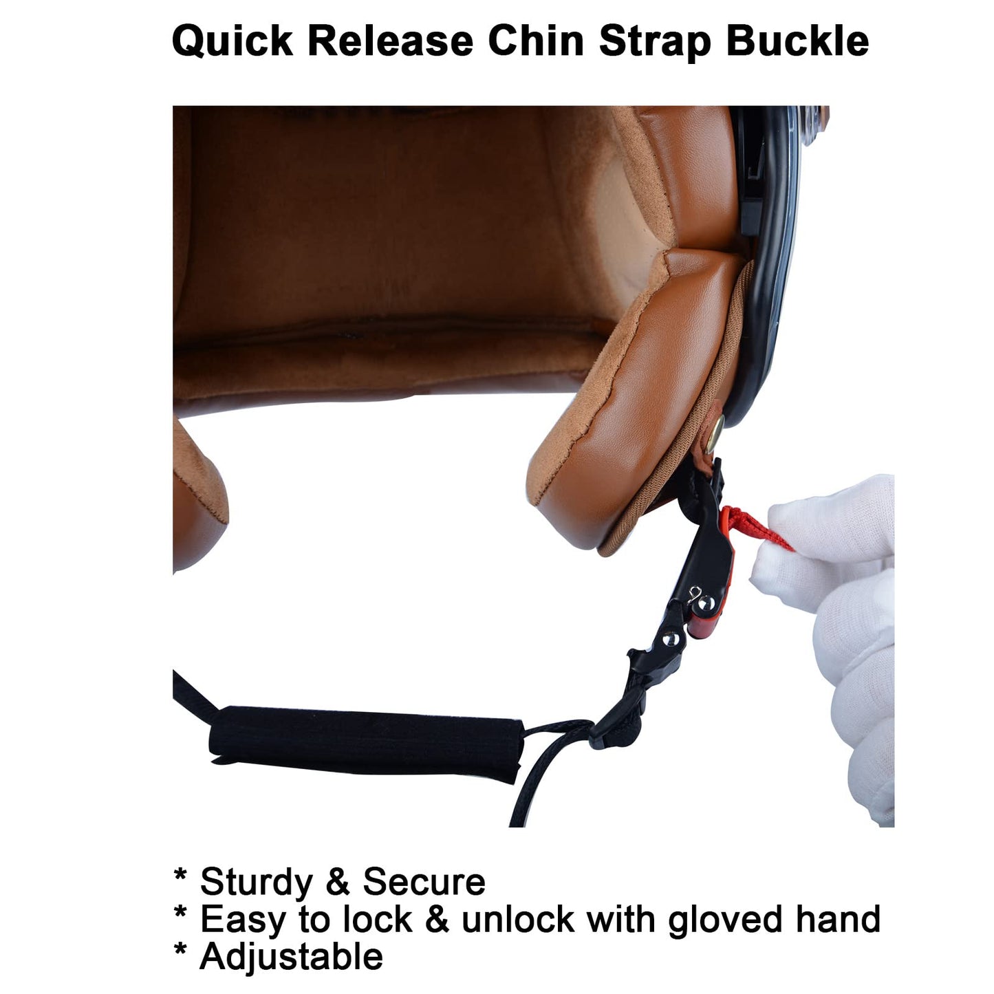 Open Face Motorcycle Helmet for Adults, DOT Approved,3/4 Retro Vespa Helmet, Dual Visors Men's and Women's Motorbike Casco for Moped Cruiser Bobber and Chopper