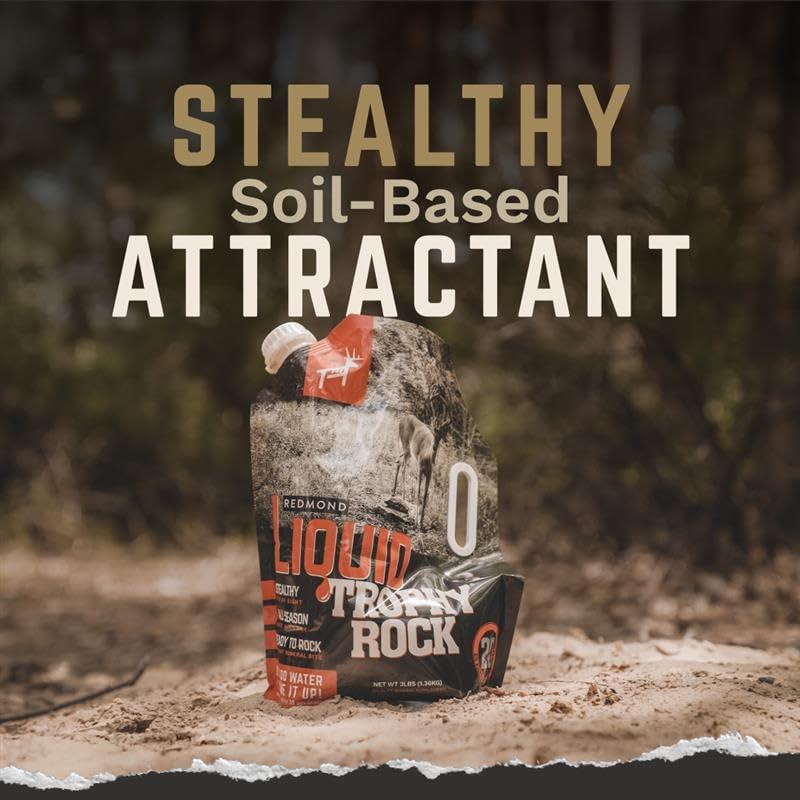 Redmond All-Natural Mineral Rock/Salt Lick, Attract Deer and Big Game 12 pounds
