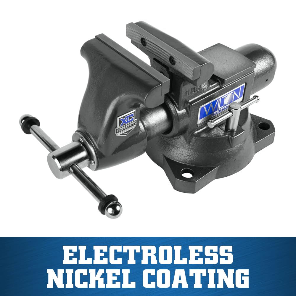 Wilton Tradesman XC Bench Vise, 8" Jaw Width, 6-3/4" Max Jaw Opening, 4-3/4" Throat (Model 1780XC)
