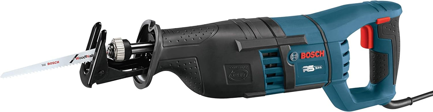 BOSCH RS325 120-Volt 12 Amp Reciprocating Saw, Variable Speed, Compact