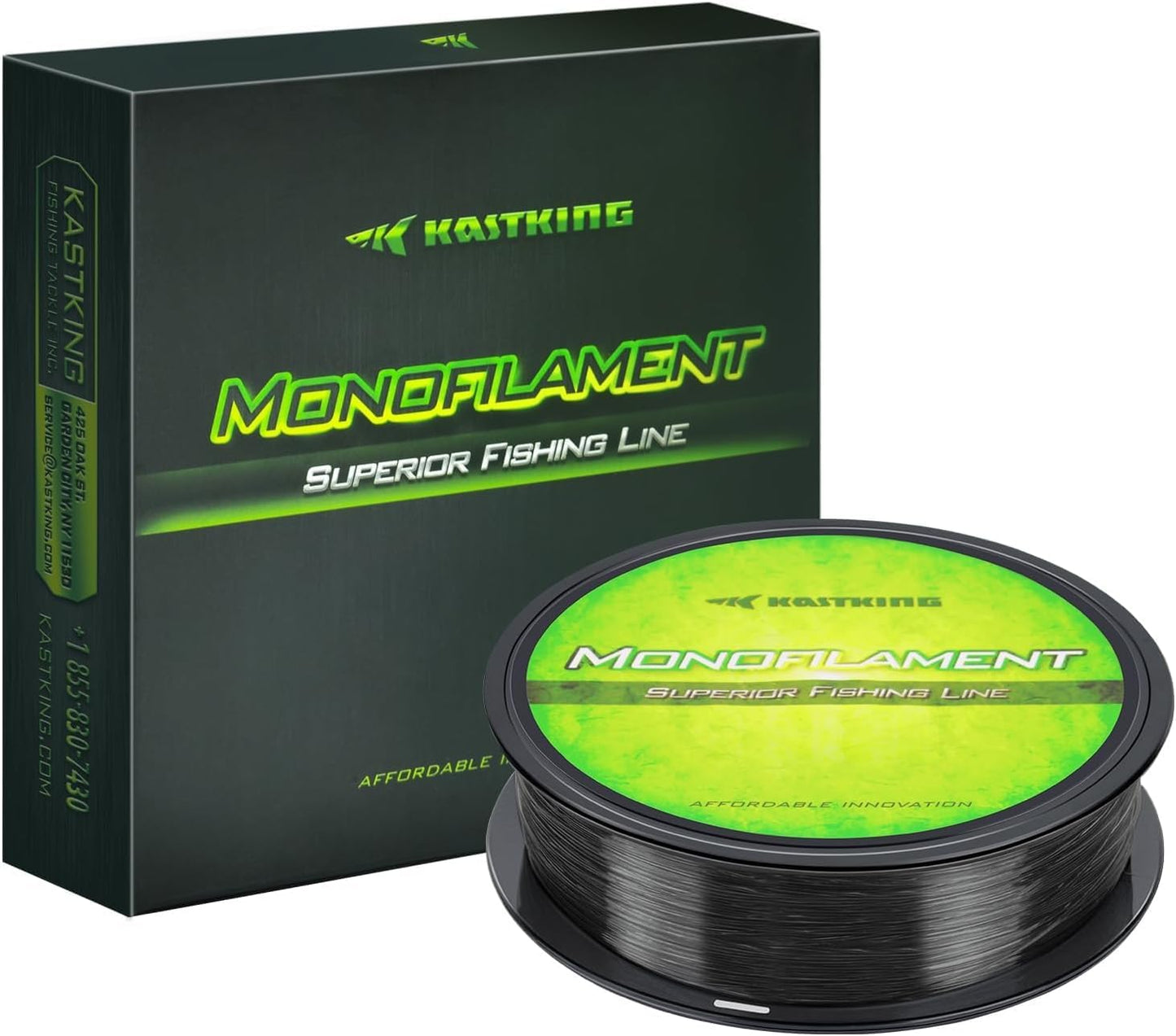 KastKing World's Premium Monofilament Fishing Line - Paralleled Roll Track - Strong and Abrasion Resistant Mono Line - Superior Nylon Material Fishing Line - 2015 ICAST Award Winning Manufacturer