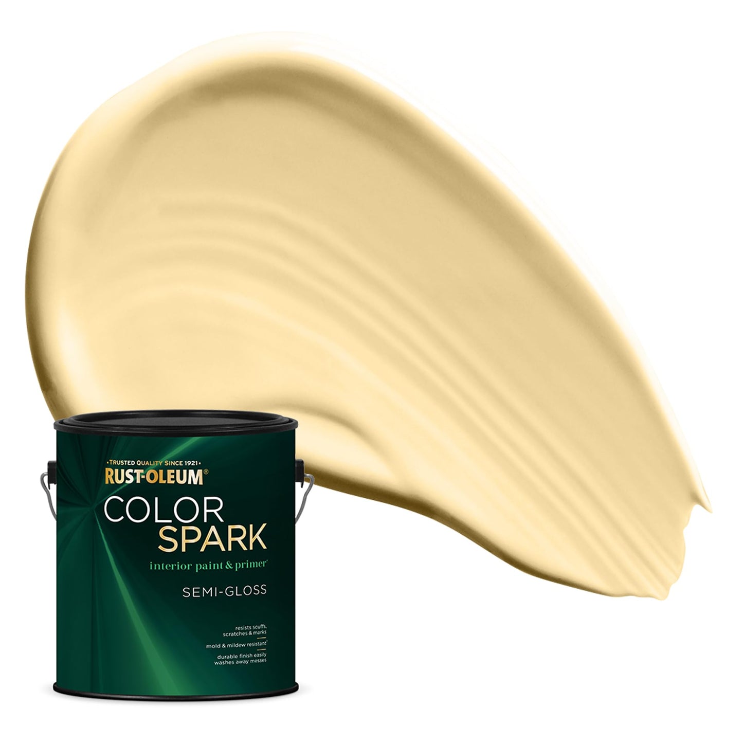 Rust-Oleum Color Spark Interior Paint and Primer in One, Eggshell, Bit of Barley, 1 Gallon