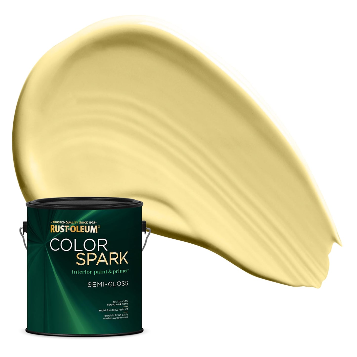 Rust-Oleum Color Spark Interior Paint and Primer in One, Eggshell, Bit of Barley, 1 Gallon