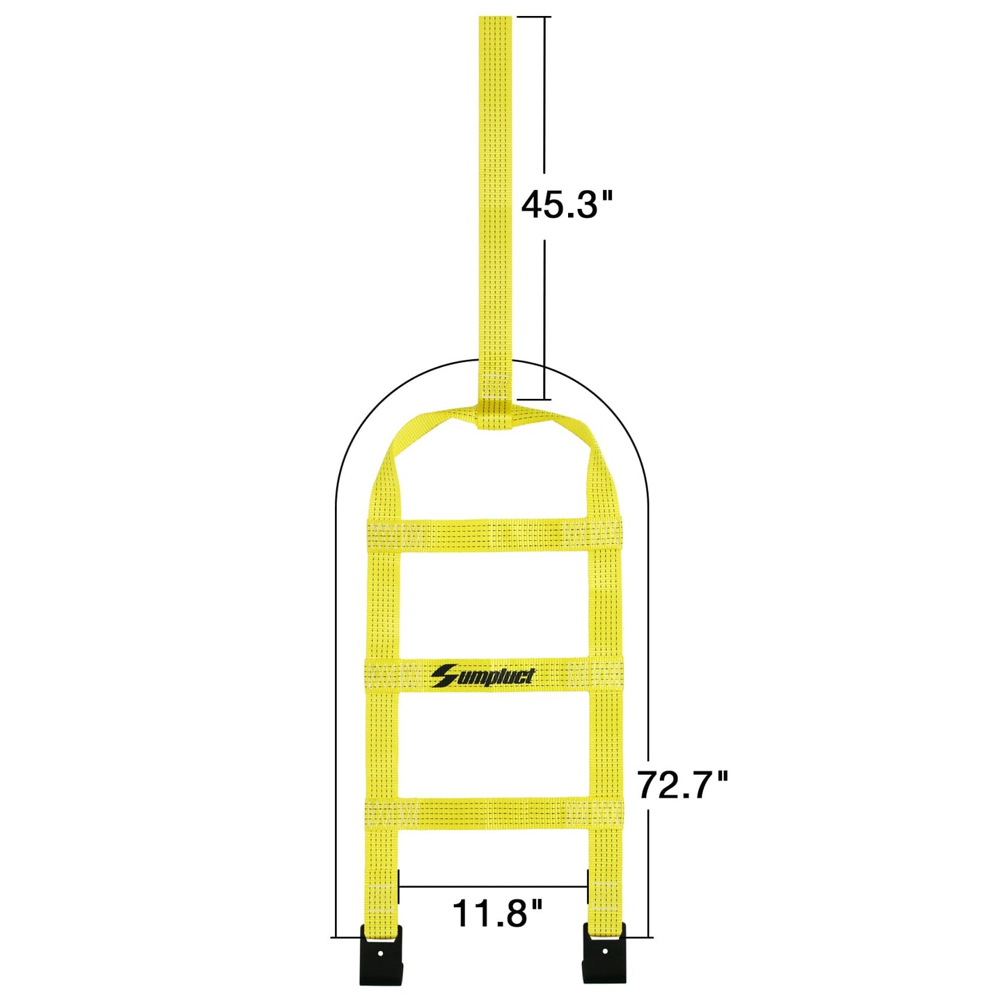 Tow Dolly Basket Straps with Flat Hook-2 Pack,Car Wheel Strap Tire Bonnet Net Fits 14"-19" Tires Auto Universal Vehicle Car Dolly Ropes Accessories