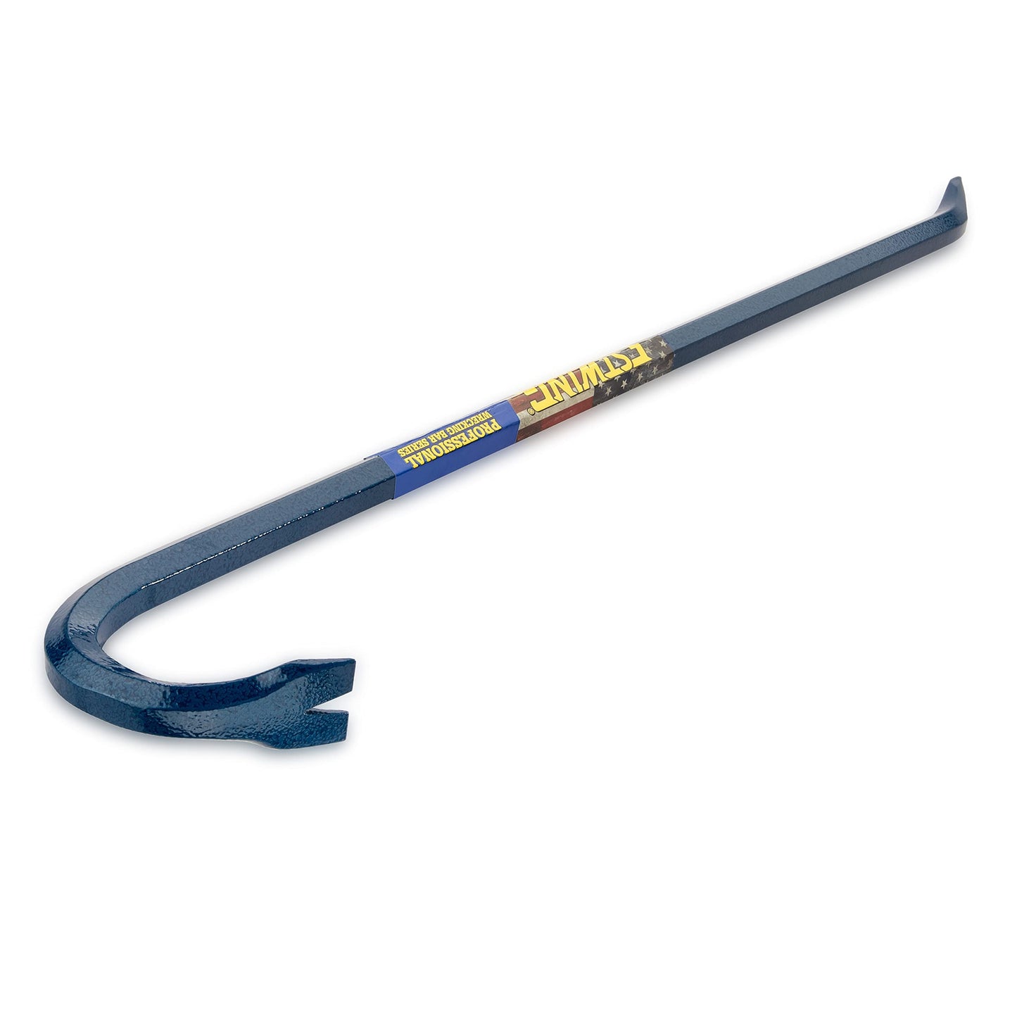 ESTWING Gooseneck Wrecking Bar - 3/4" x 24" Pry Bar with Angled Chisel End & Forged Steel Construction - EWB-24