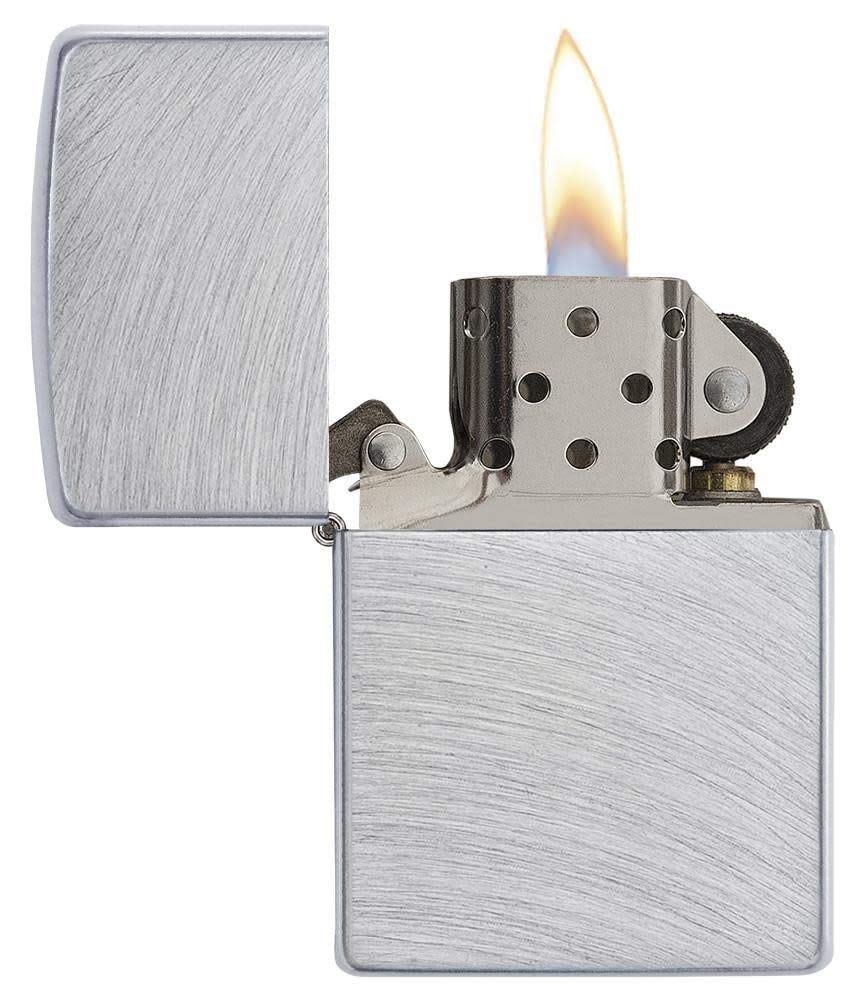 Zippo 200 Classic Brushed Chrome Pocket Lighter