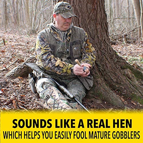 Turkey Pot Calls – Turkey Glass Calls & Slate Calls with Strikers – Realistic Turkey Calls for Hunting and Lures
