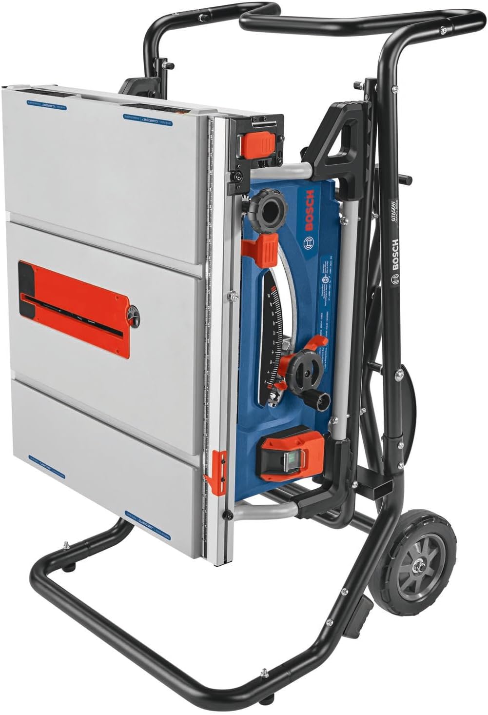 BOSCH GTS15-10 10 Inch Portable Jobsite Table Saw with Gravity-Rise Wheeled Stand, 15 Amp, 32-1/8 Inch Rip Capacity, 4 HP