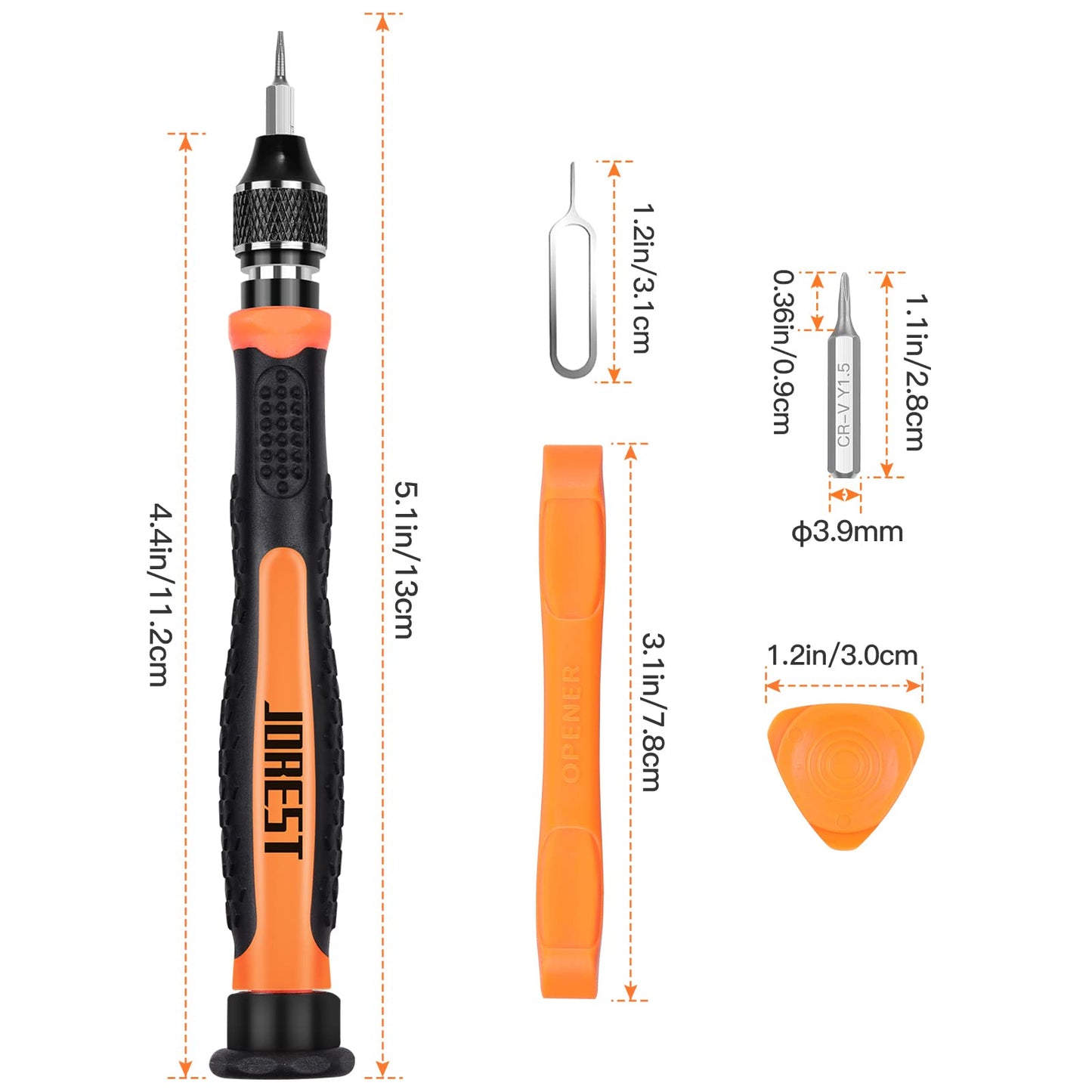 JOREST 152 in 1 Precision Screwdriver Set, Tool Gifts for Men, Magnetic Tool Kit with Torx Triwing Bits, Repair for Electronics,Macbook, Laptop, PC, RC, PS5, iphone,Jewelers, XBOX, Glasses