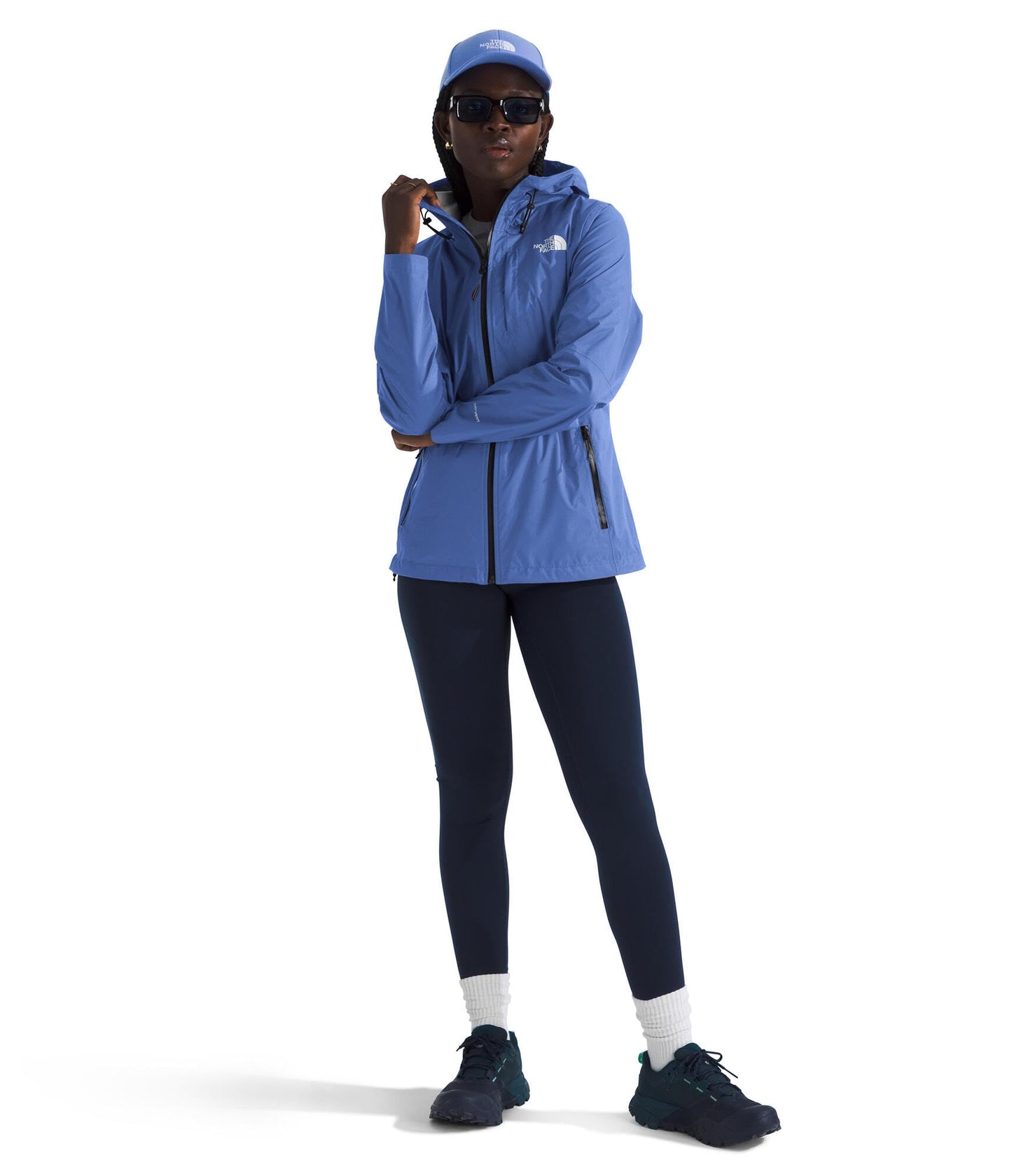 THE NORTH FACE Women's Alta Vista Rain Jacket | 3 Piece Hood With Adjustable Cinch-cord, Waterproof, Breathable