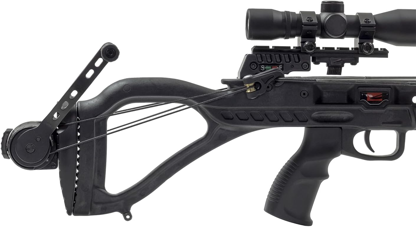Killer Instinct Rush™ 400 Crossbow PRO Package with Crank Cocker. 400 FPS Ready to Hunt Crossbow Package
