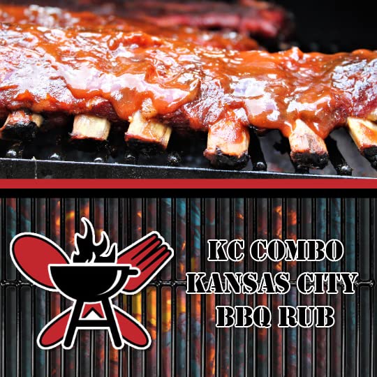 THE TAILGATE FOODIE Rare Pitmaster Gourmet Seasonings | 8 pc Grill Essentials Gift Set | 6 Secret Competition BBQ Spice Blends for Ribs, Pork, Brisket, Chicken, Fish, Steak *Great Christmas Gift*