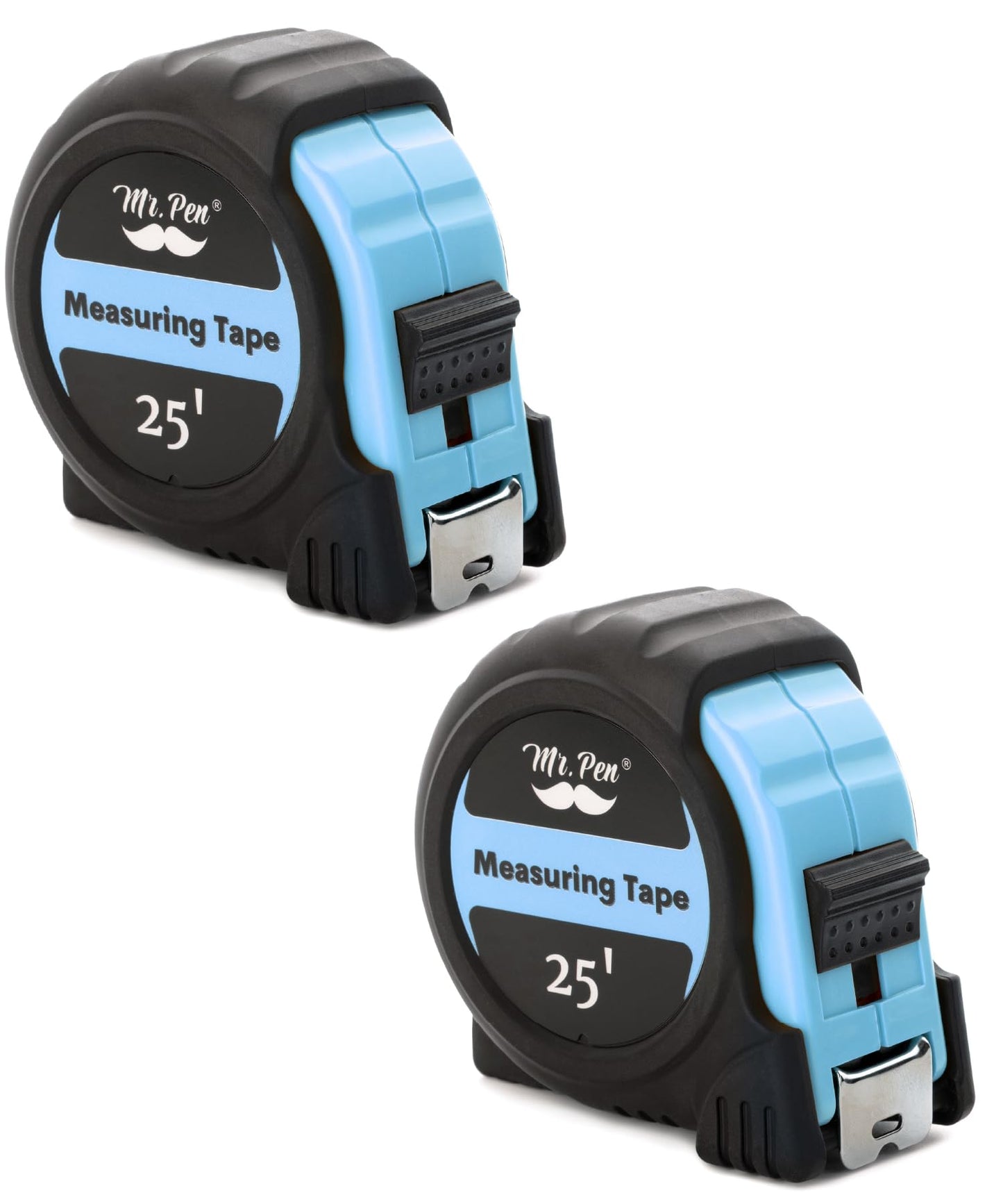Mr. Pen 25-Foot Steel Retractable Tape Measure with Easy Read Fractions