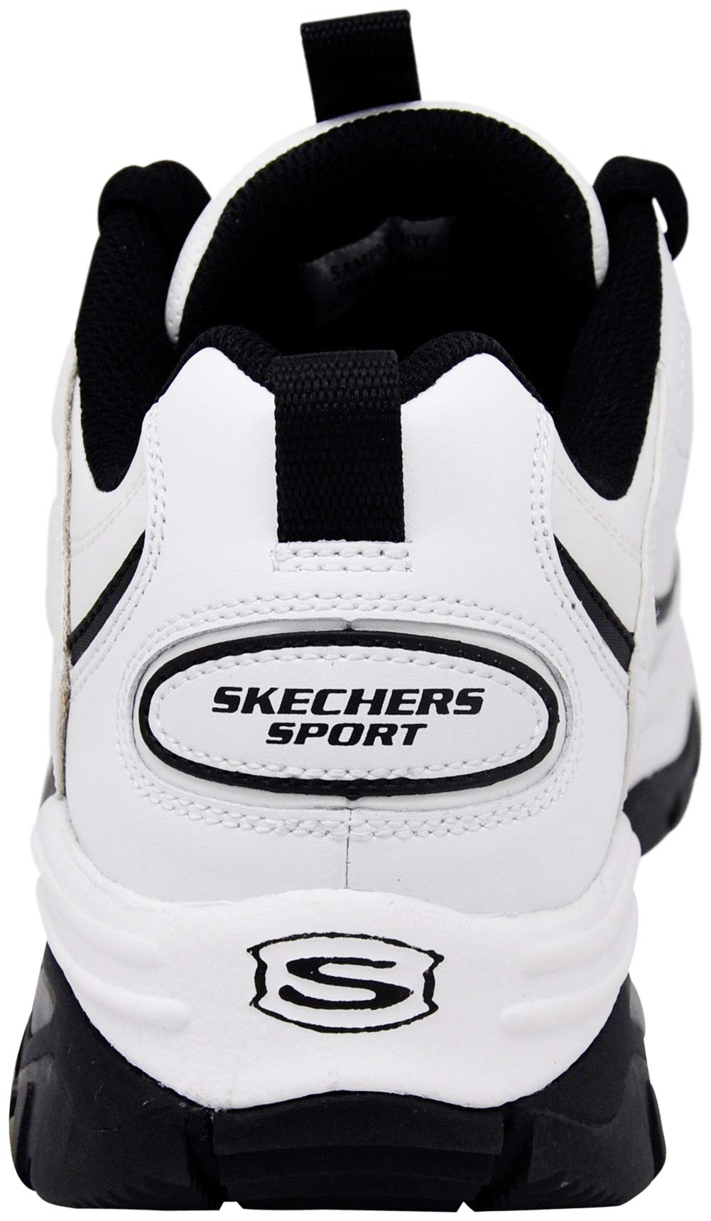 Skechers Men's Energy Afterburn Lace-Up White/Black Sneaker 8.5 M US