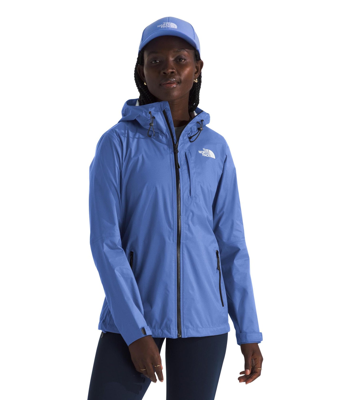 THE NORTH FACE Women's Alta Vista Rain Jacket | 3 Piece Hood With Adjustable Cinch-cord, Waterproof, Breathable