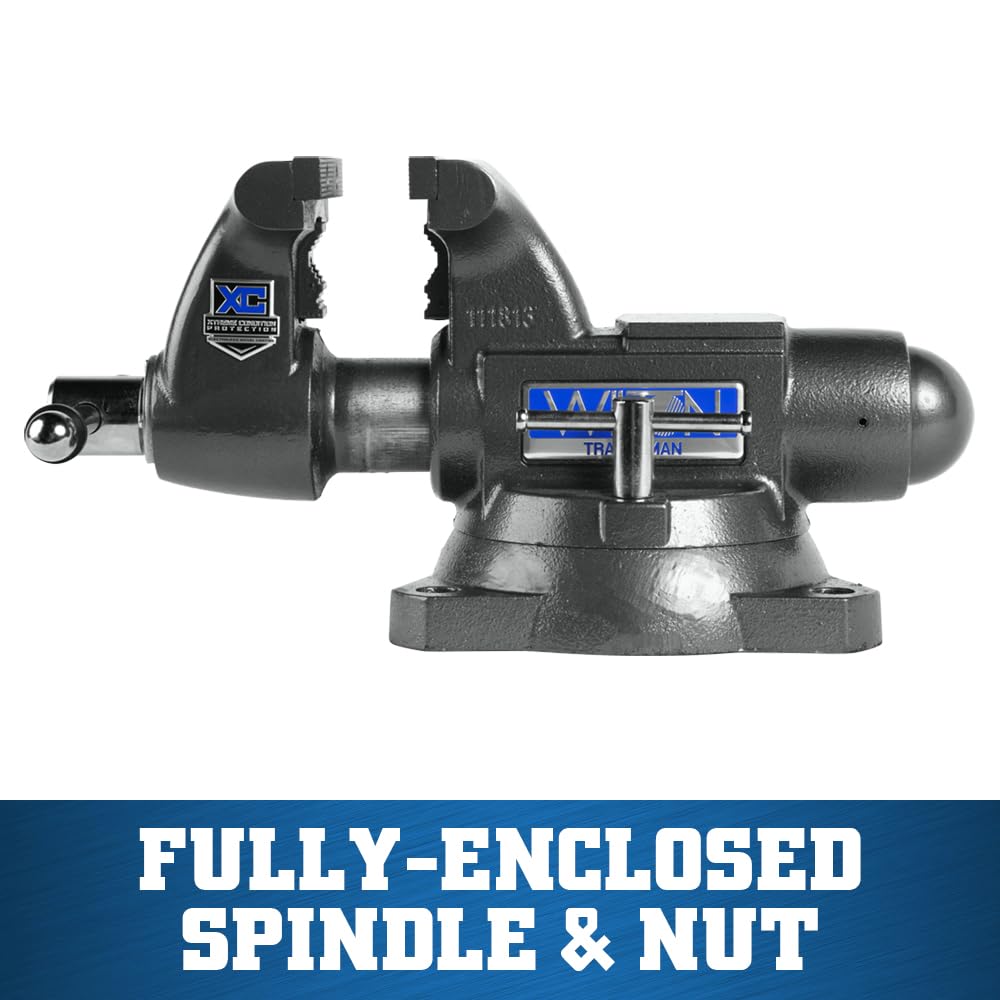Wilton Tradesman XC Bench Vise, 8" Jaw Width, 6-3/4" Max Jaw Opening, 4-3/4" Throat (Model 1780XC)
