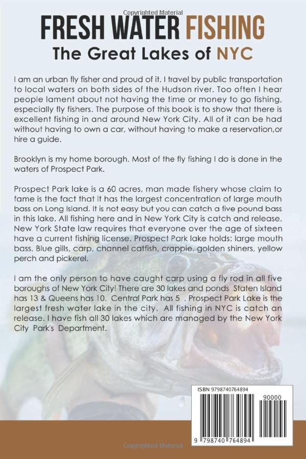 FRESHWATER FISHING: The Great Lakes of NYC (The Great Lakes of NYC series)