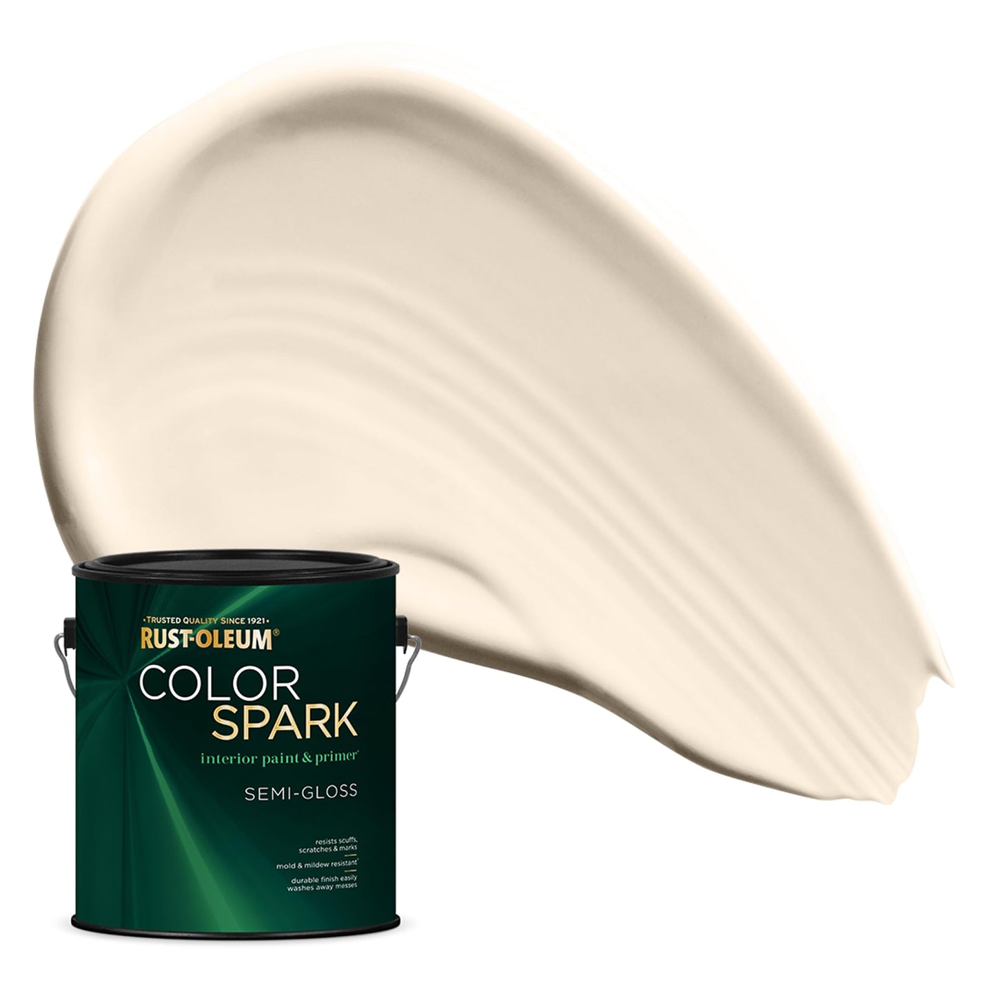 Rust-Oleum Color Spark Interior Paint and Primer in One, Eggshell, Bit of Barley, 1 Gallon