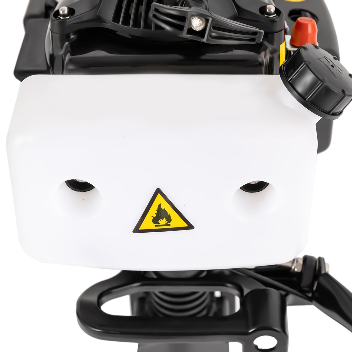 Outboard Motor, Heavy Duty Fishing Boat Engine Manual Start Kayak Motor w/Air-cooling & TCI Ignition System for yachts, kayaks, Wooden Boats, Foam Boats, Rubber Boats, etc. (196CC 7.5HP 4Stroke)