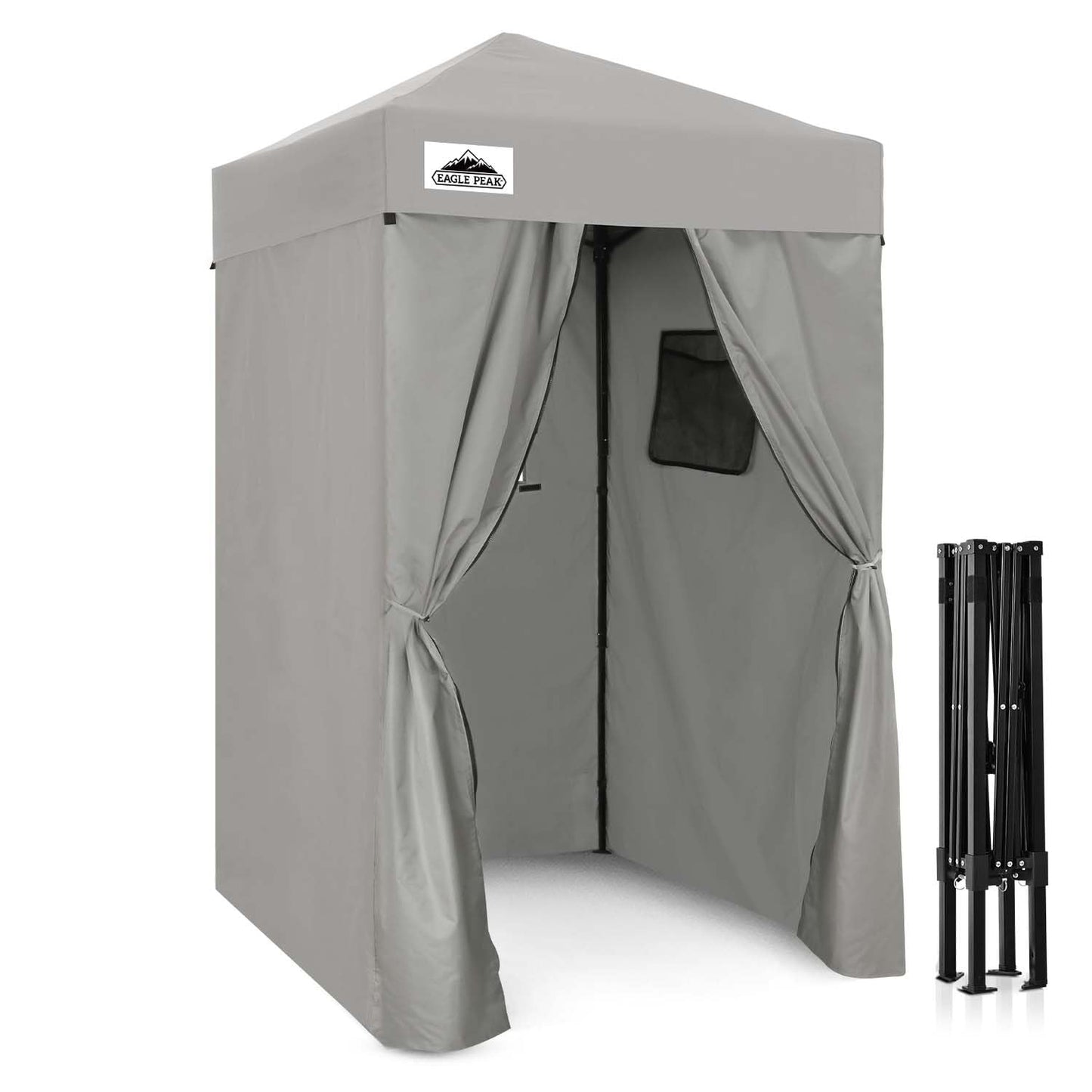 EAGLE PEAK Flex Compact 4x4 Pop-up Canopy Changing Room, Portable Dressing Room, Privacy Changing Tent for Indoor Fashion Photoshoots, Camping, or Pool, Purple