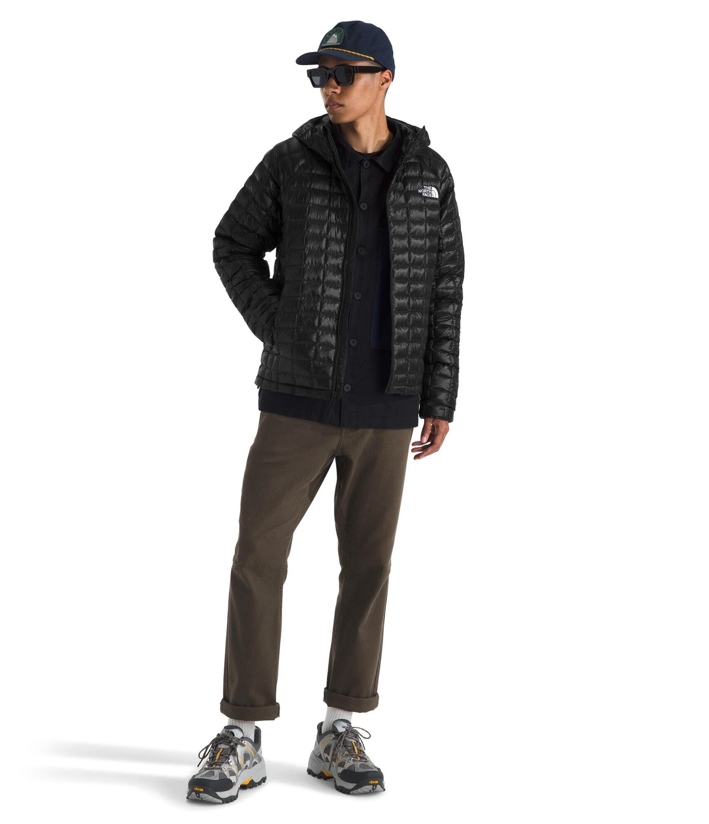 THE NORTH FACE Men's Thermoball Hooded Jacket | Lightweight, Wind & Water Resistant Fabric, Synthetic Insulation