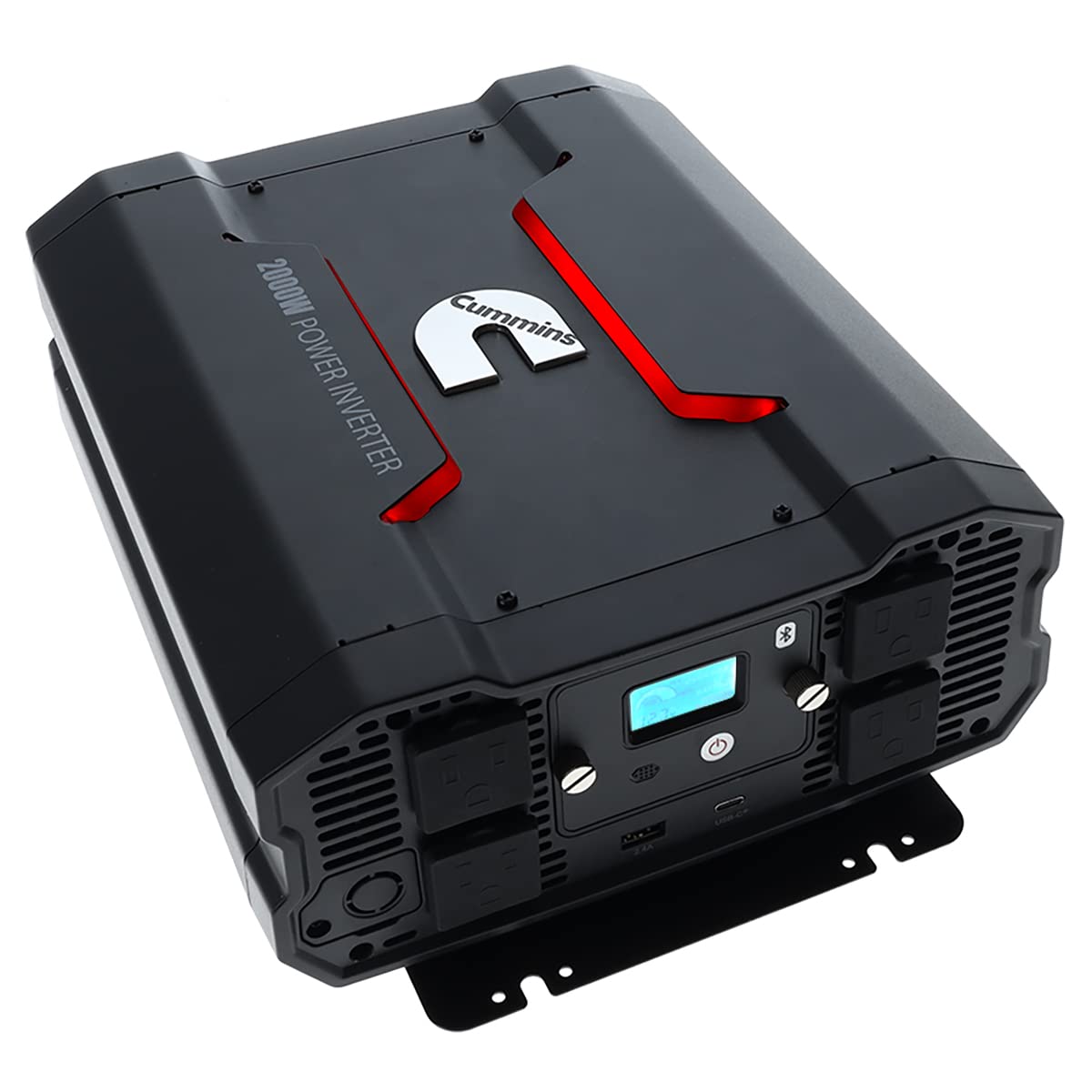 Cummins 5000 Watts Inverter Modified Sine Wave Truck Inverter 12 Volts to 110 Volts Four AC Outlets Two USB Ports (Plus Cable Kit)- CMN5000W - Inverters for Vehicles, Van Life, Camping