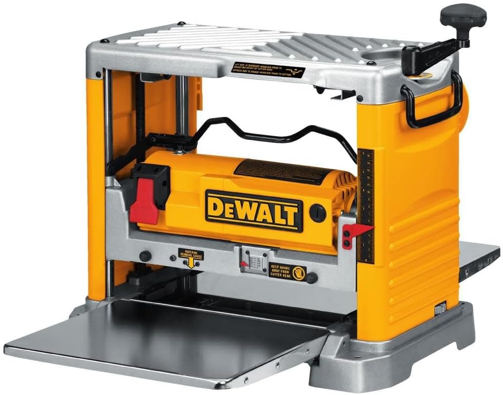 DEWALT Benchtop Planer, 15-Amp, 12-1/2-Inch, 3-Knife Cutter, 20,000 RPM, Corded (DW734)