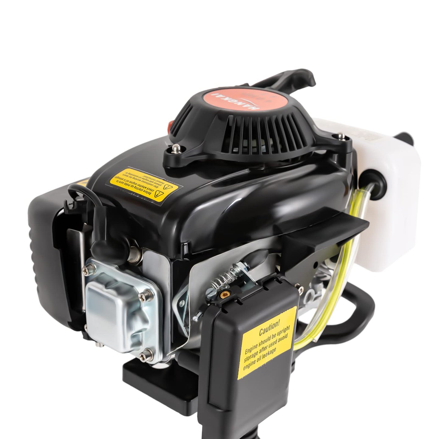 52cc Single Cylinder Gas 2.3HP Outboard Motor, Long Shaft with Air Cooling for Inflatable, Rubber, Fishing Boats, Yachts, Water Sports