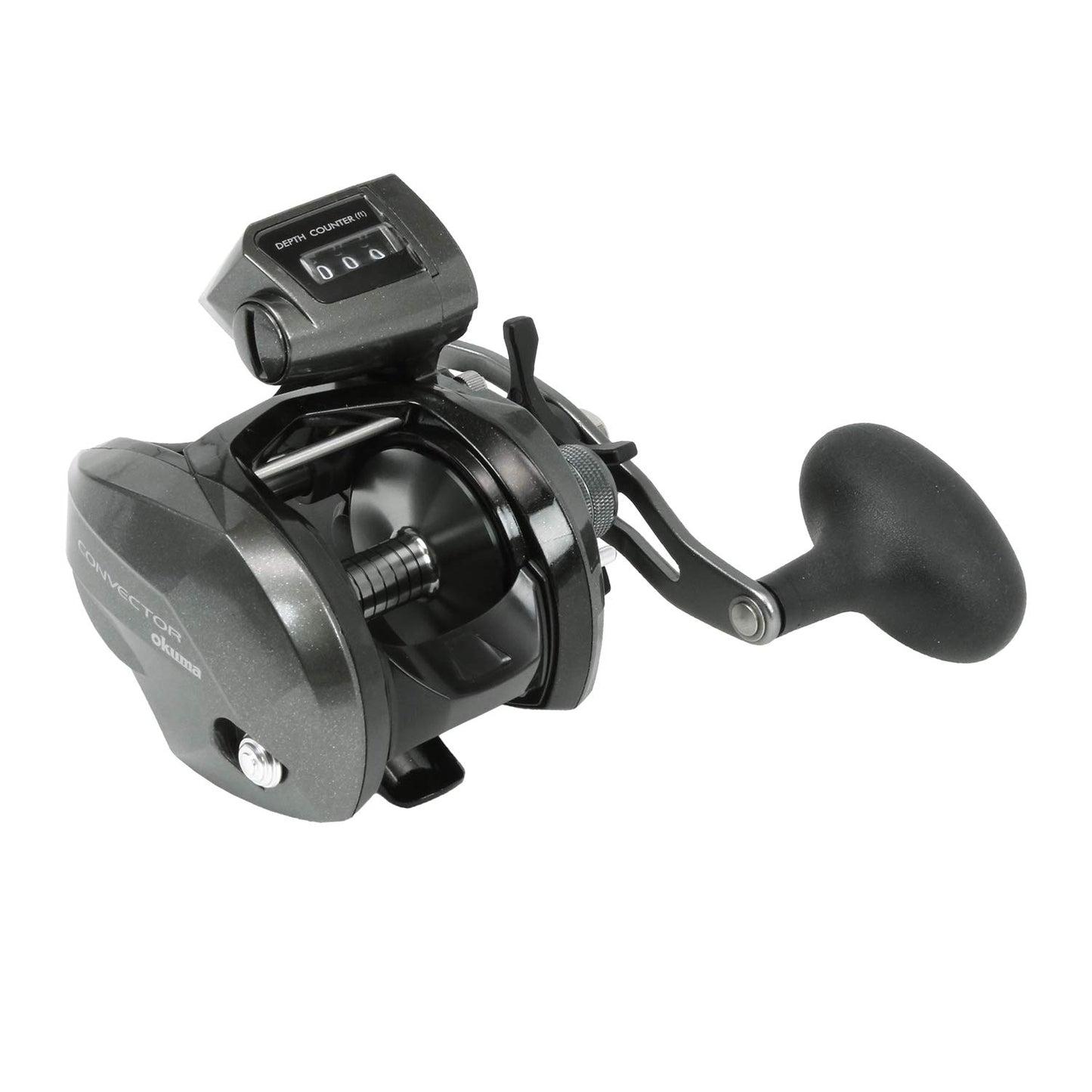 Okuma Convector Low Profile Line Counter Graphite Frame Trolling Reel