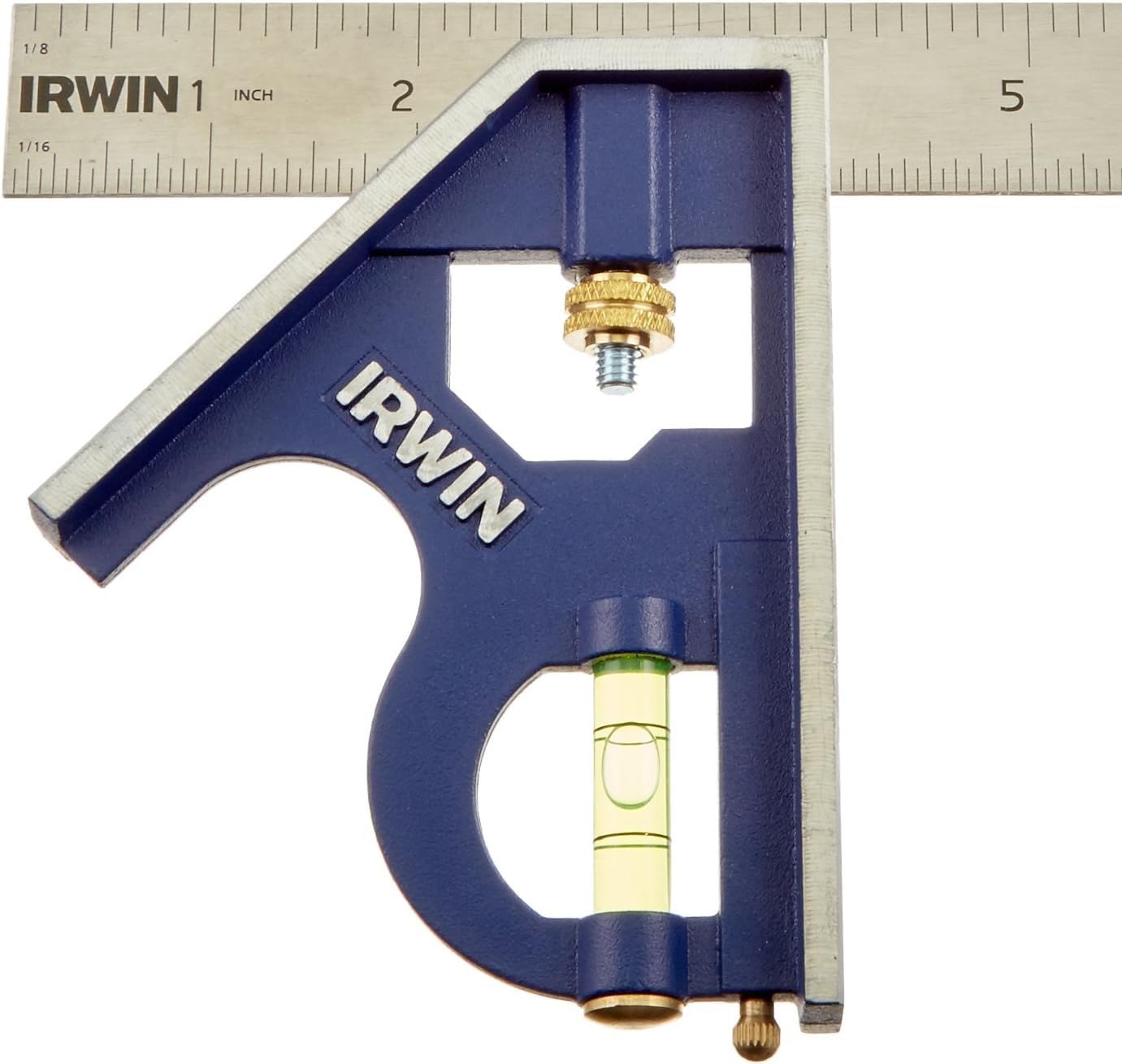 IRWIN Combination Square, 12”, 45-90 Degree Marking, Stainless Steel (1794469)